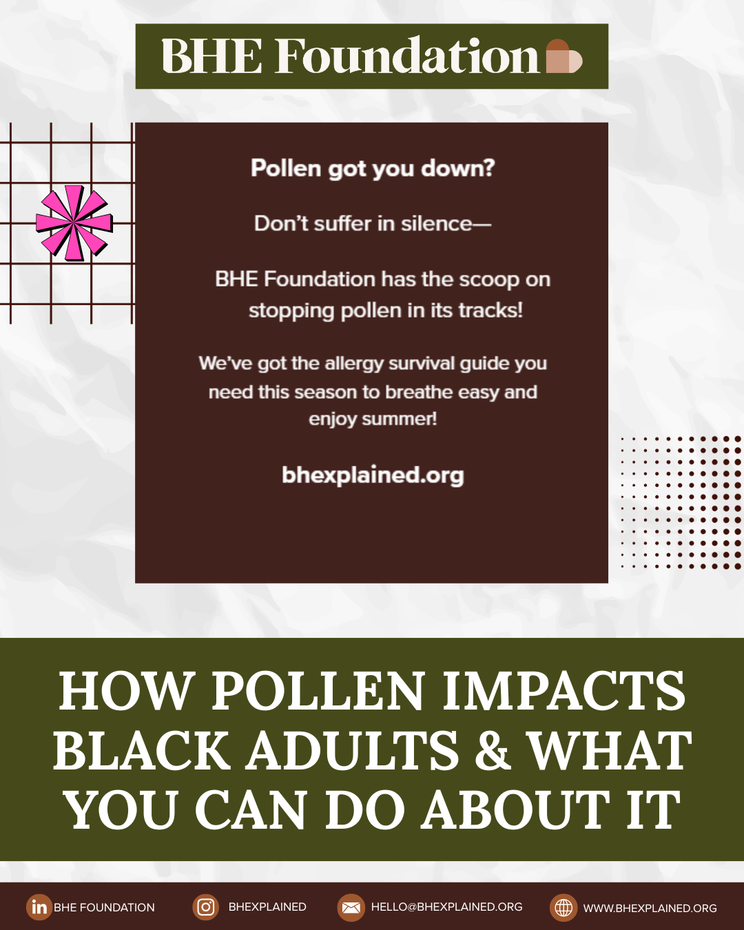 Spring Allergies: How Pollen Impacts Black Adults &amp; What You Can Do About It