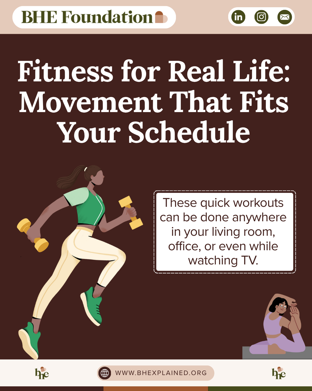 Fitness for Real Life: Movement That Fits Your Schedule 💪🏾🏋🏾‍♀️