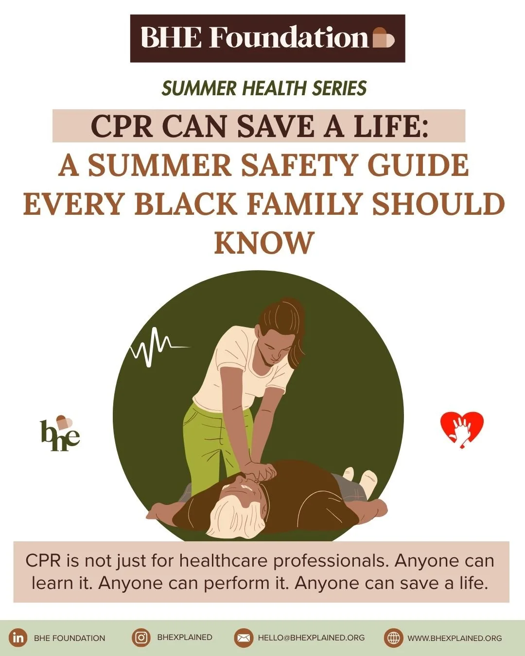 Summer Safety &amp; CPR: A Critical Guide for Black Health Literacy 