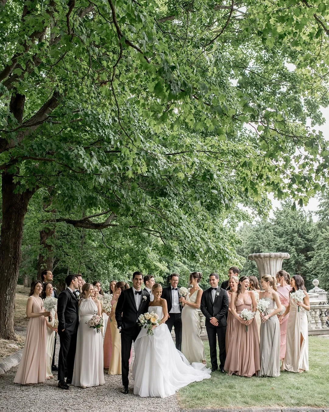 The more, the merrier

Planning, design &amp; floral: @whimevents @onawhim81
Photos:@elizabethladuca
Video: @willowtreefilms
HMU: @kcbridalbeauty
Event furnishings: @form_creativeservices
Lighting: @frostboston
Tenting &amp; Rentals: @peakeventservic