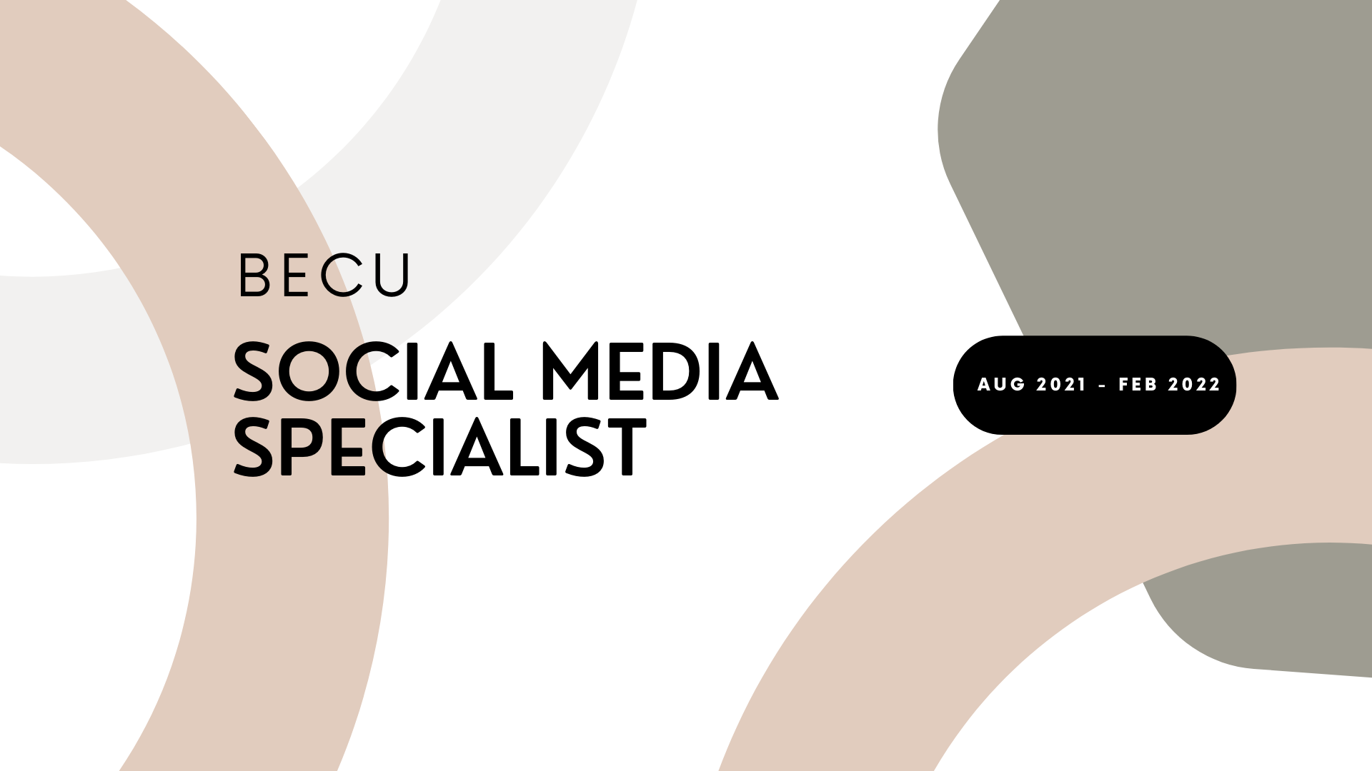 BECU - Social Media Specialist