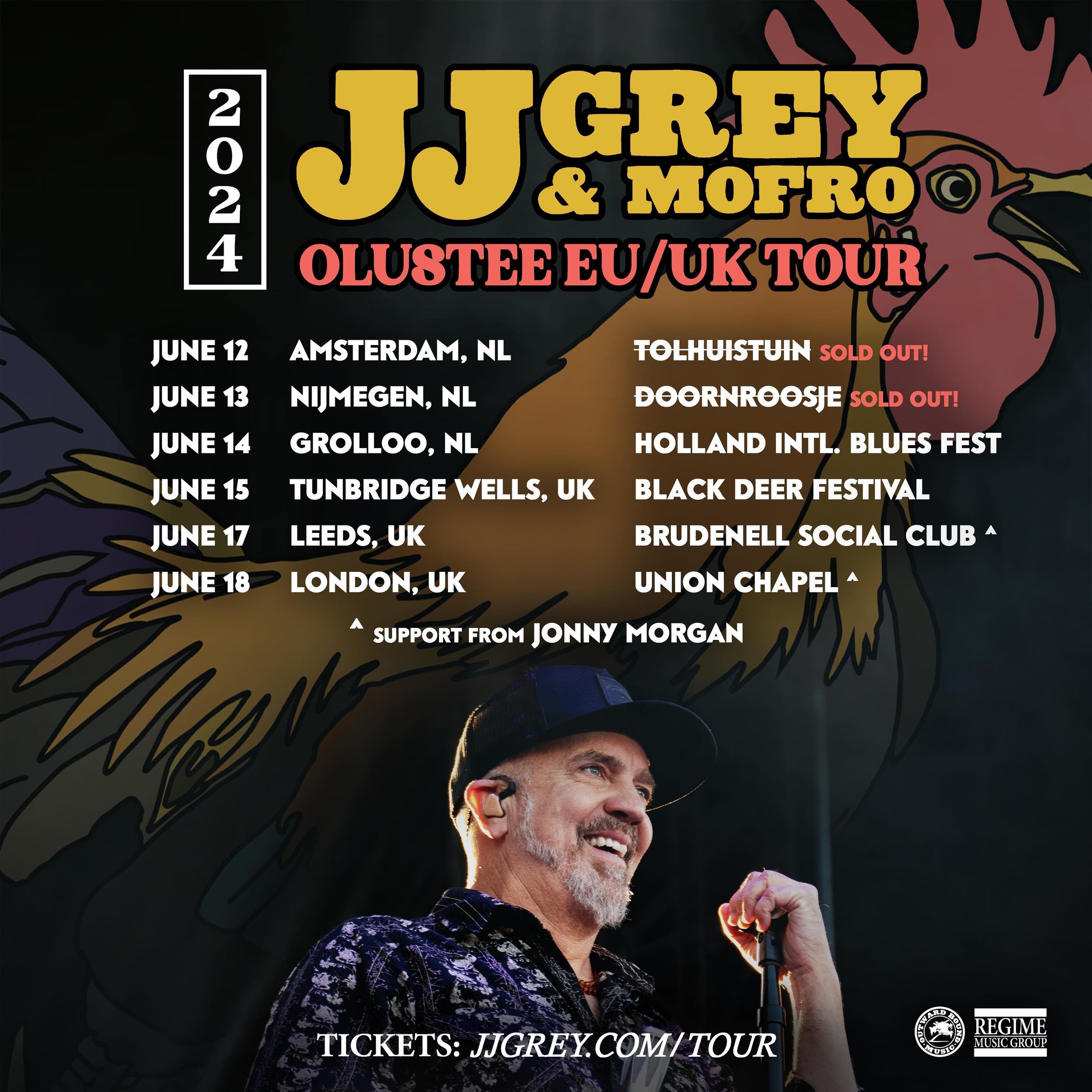 We&rsquo;re ready to head across the pond this June!  Netherlands club dates are sold out and London + Leeds are not far behind&hellip;.plus, @JonnyMorganMusic has just been added to open! Tickets available at the link in my bio 🎟 

Jun 12 - Amsterd