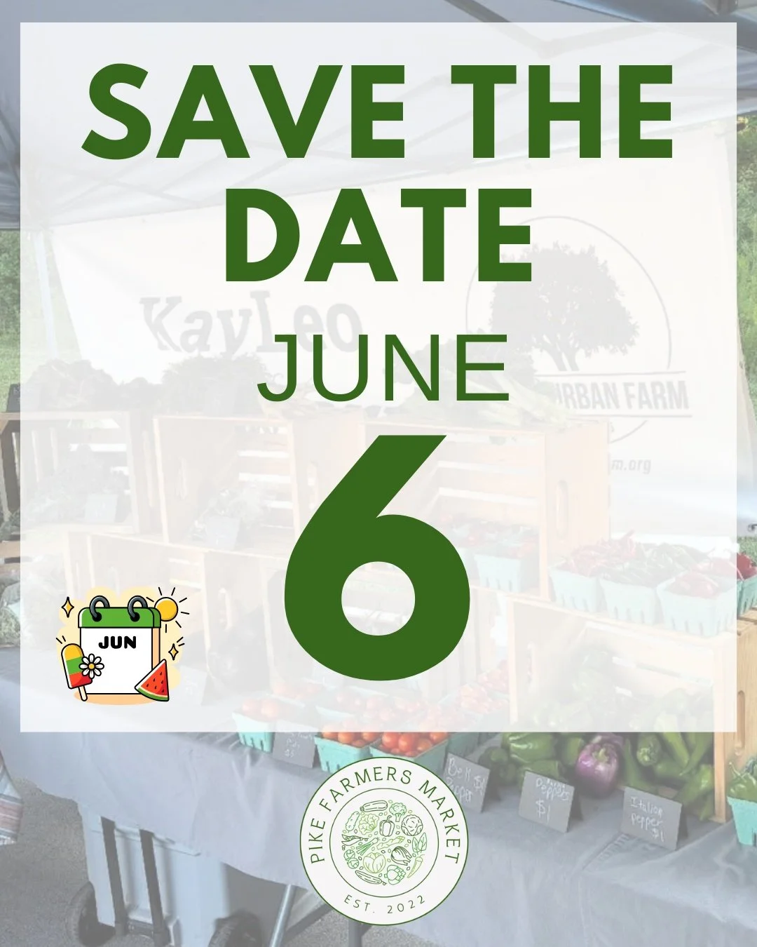 The countdown is officially on, we're less than 100 days from our 5th season of the #PikeFarmersMarket! 

What are you looking forward to most this year?

#FarmersMarket #Indianapolis #ShopSmall #Local