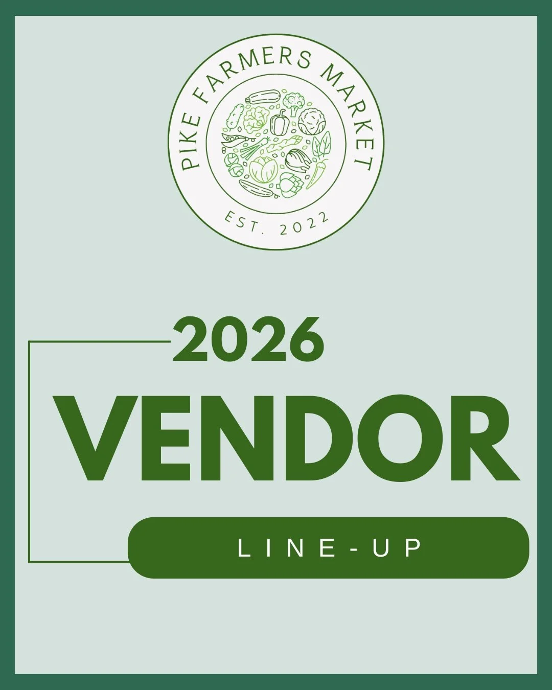 Meet the vendors of Pike Farmers Market Season 6. 🌿

Every Saturday from June 6 through August 29, these local farms and makers will be setting up their stalls and they cannot wait to see you.

From fresh-picked produce to handmade goods, baked good