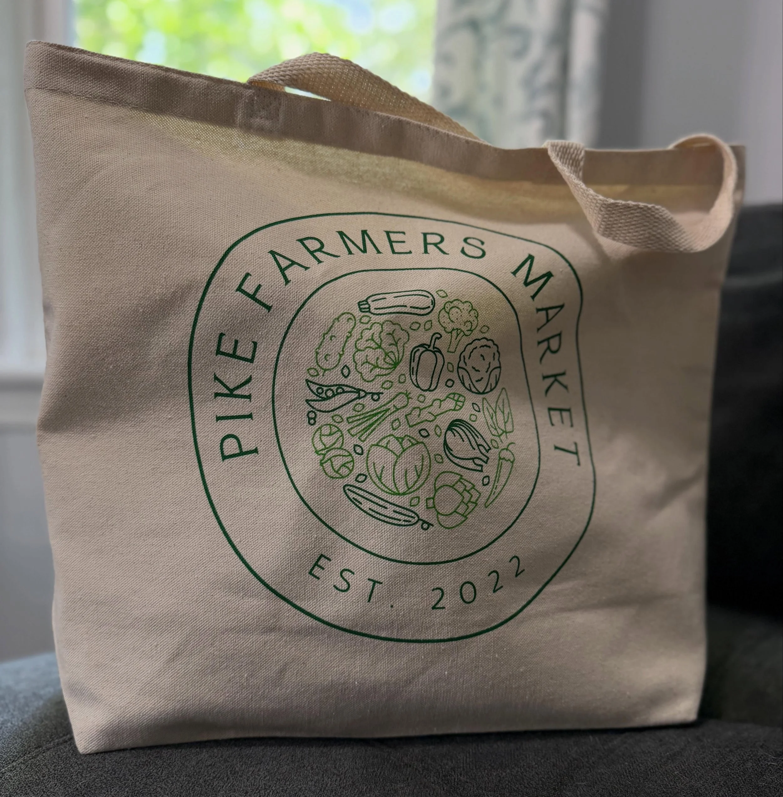 To celebrate our 5th Season we will have totes available for purchase! These large totes are perfect to collect all your vendor favorites every Saturday this summer at the market.