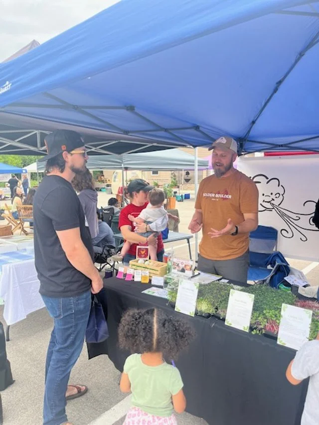 vendor at the Pike Farmers Market