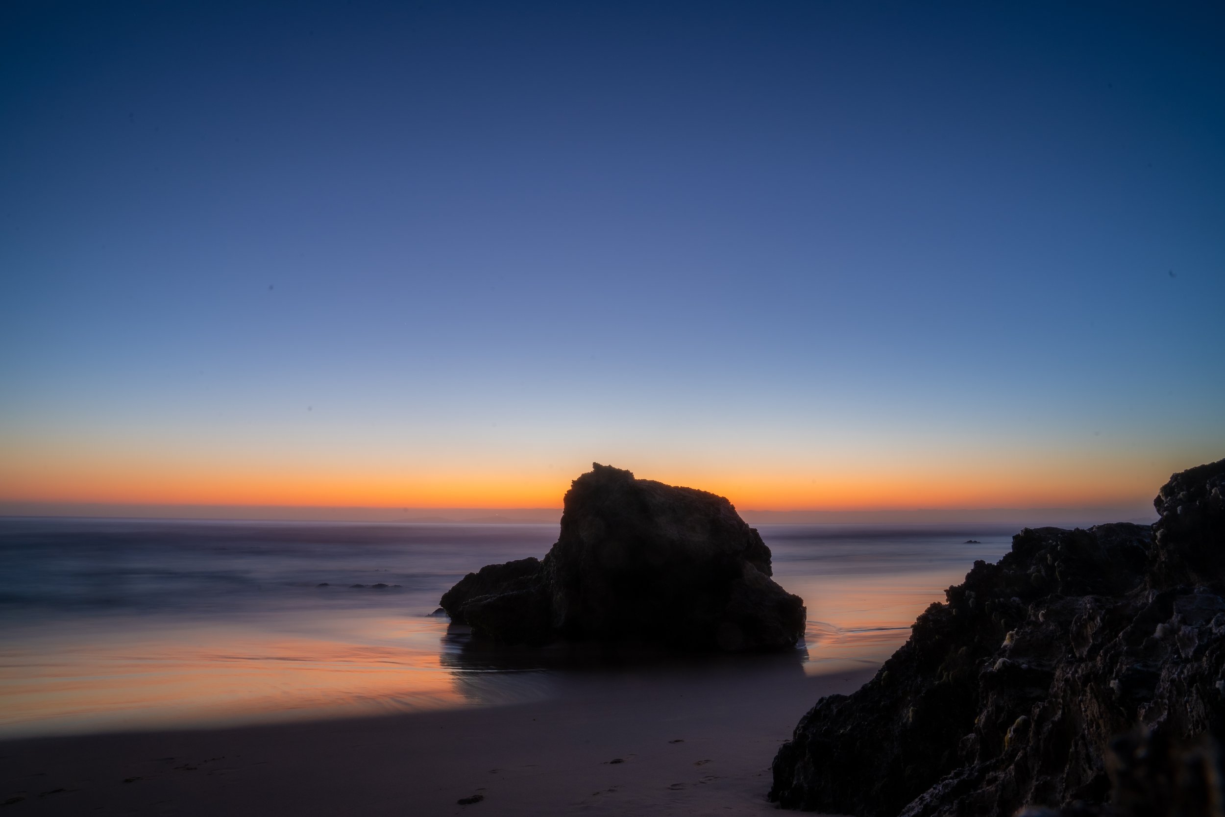 Narooma Beach Rock at Blue Hour
