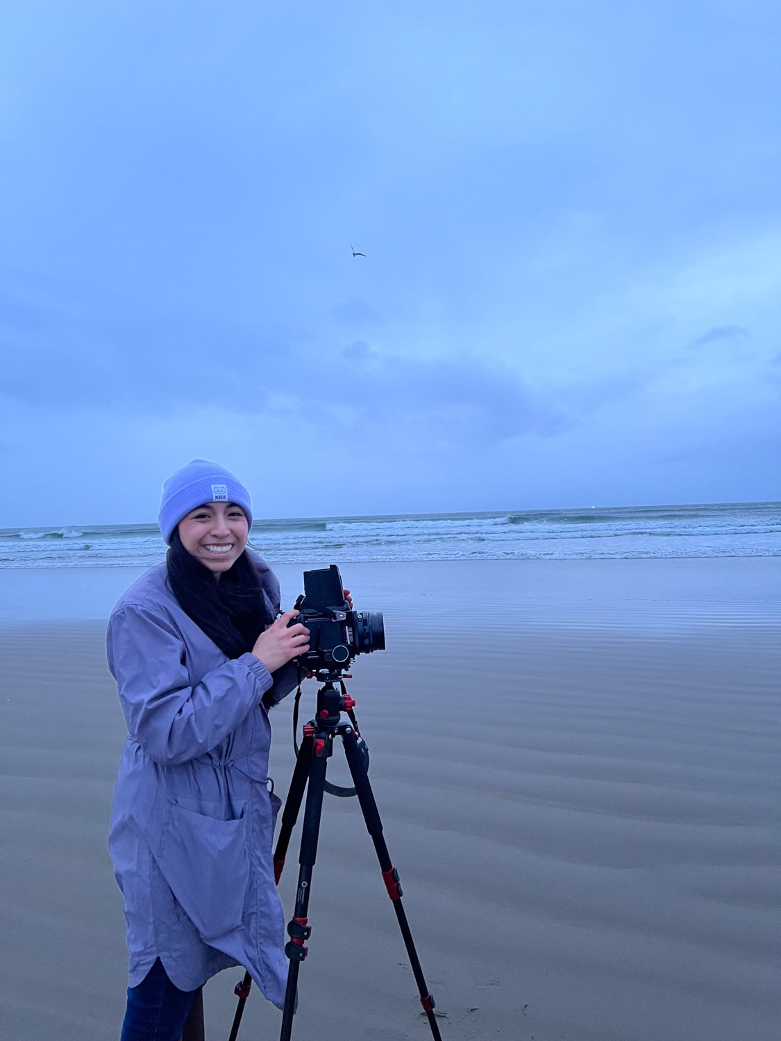 Female Photographer Landscape Film Photography Old Camera RB67 Medium Format 120 Film Pacific Northwest Orego