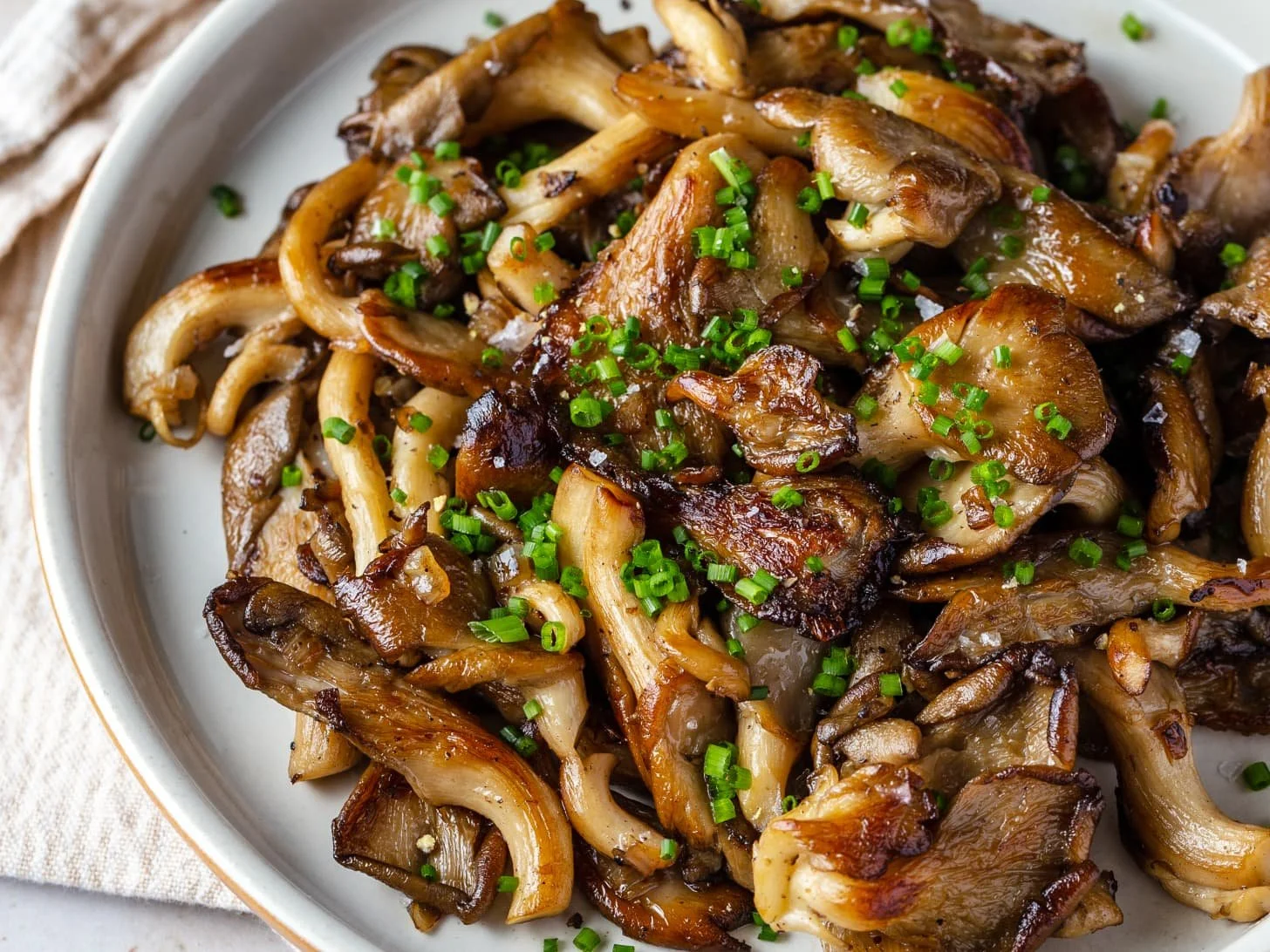 Quick Sautéed Oyster Mushrooms