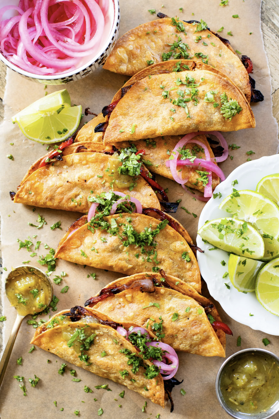 Crispy Oyster Mushroom Tacos