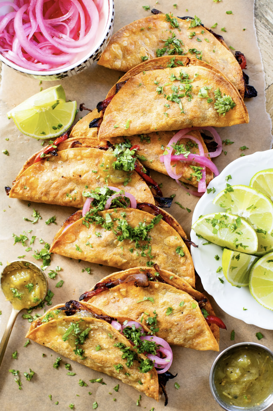 Crispy Oyster Mushroom Tacos