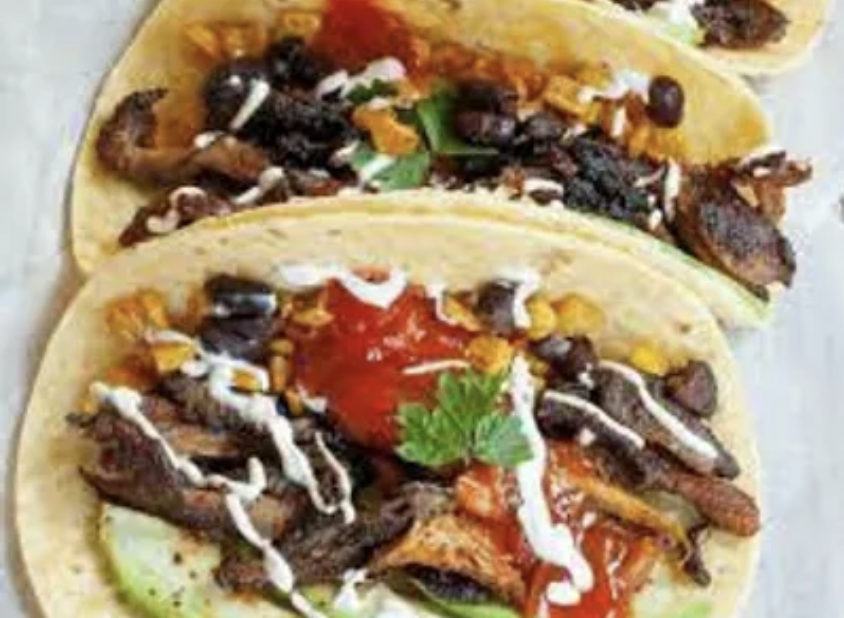 Blue Oyster Mushroom Tacos