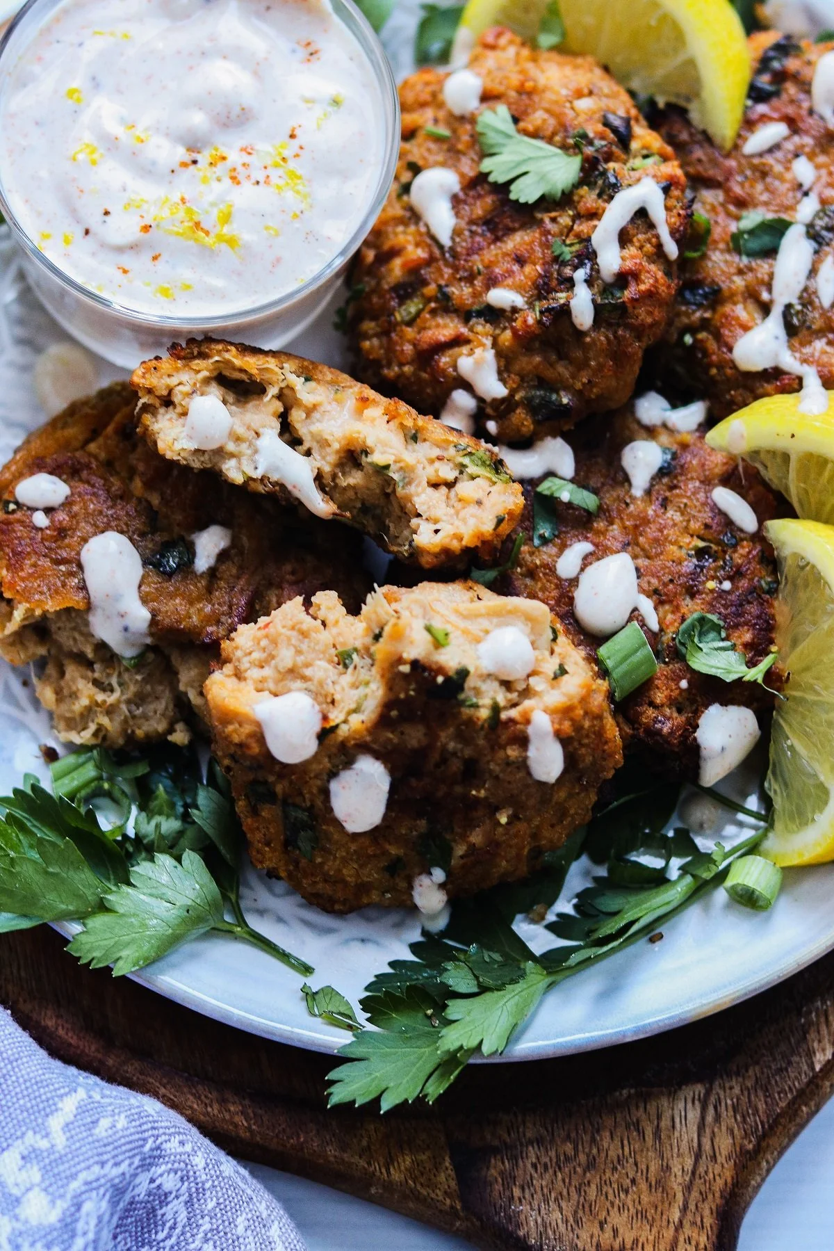 Lion’s Mane Crab Cakes