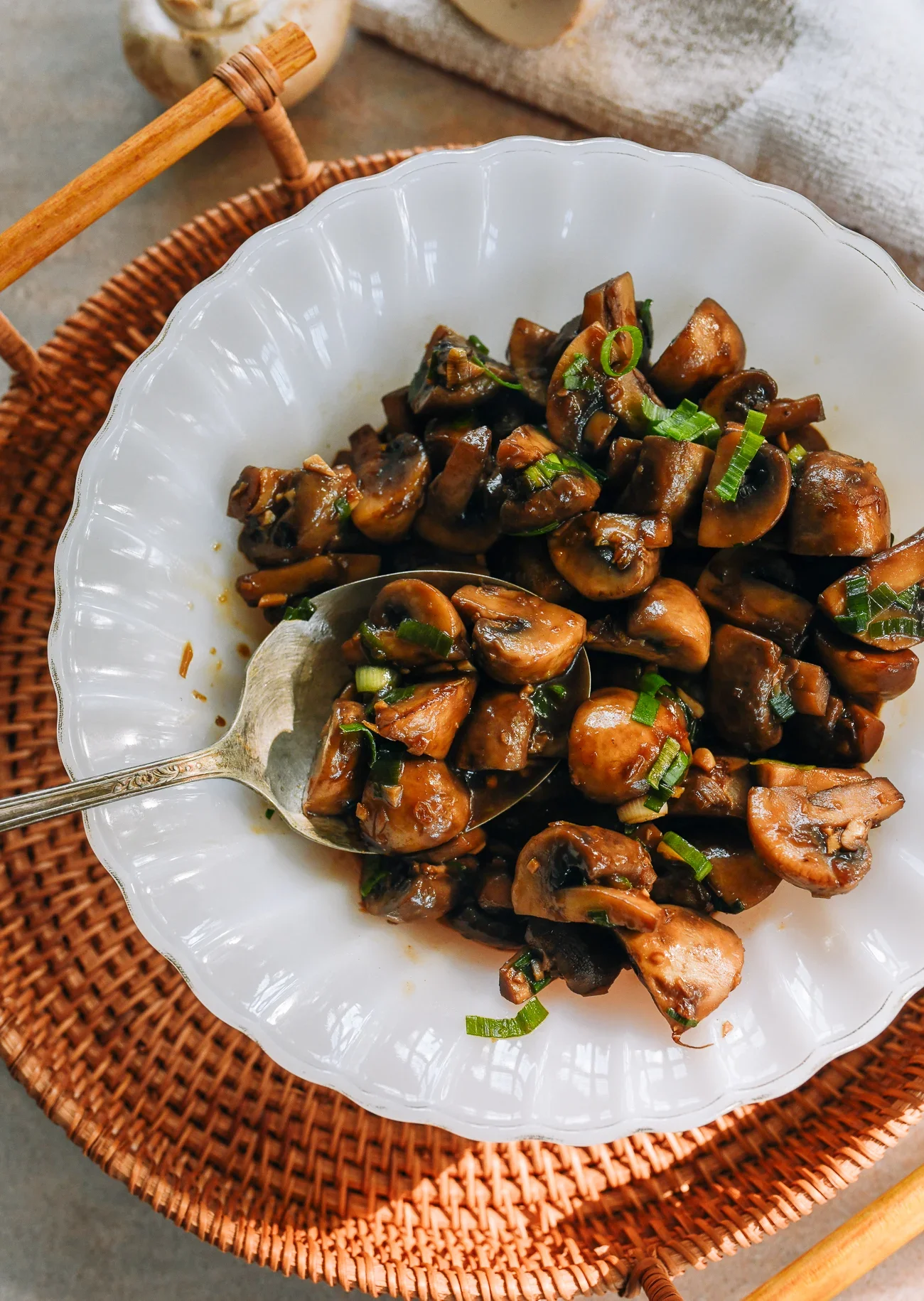 Braised Mushrooms