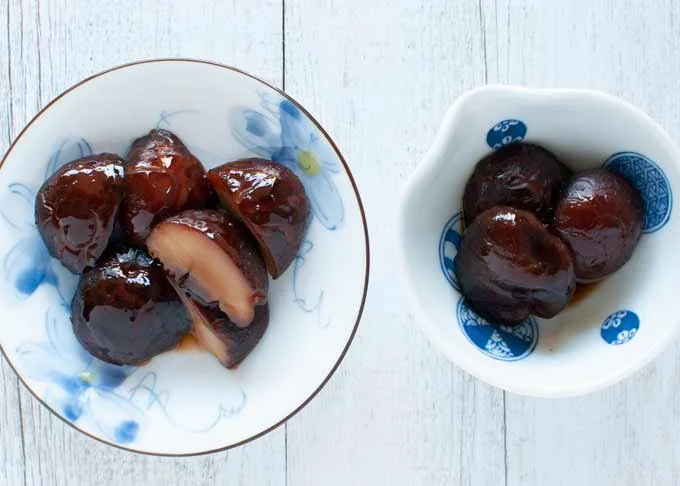 Simmered Shiitake Mushrooms