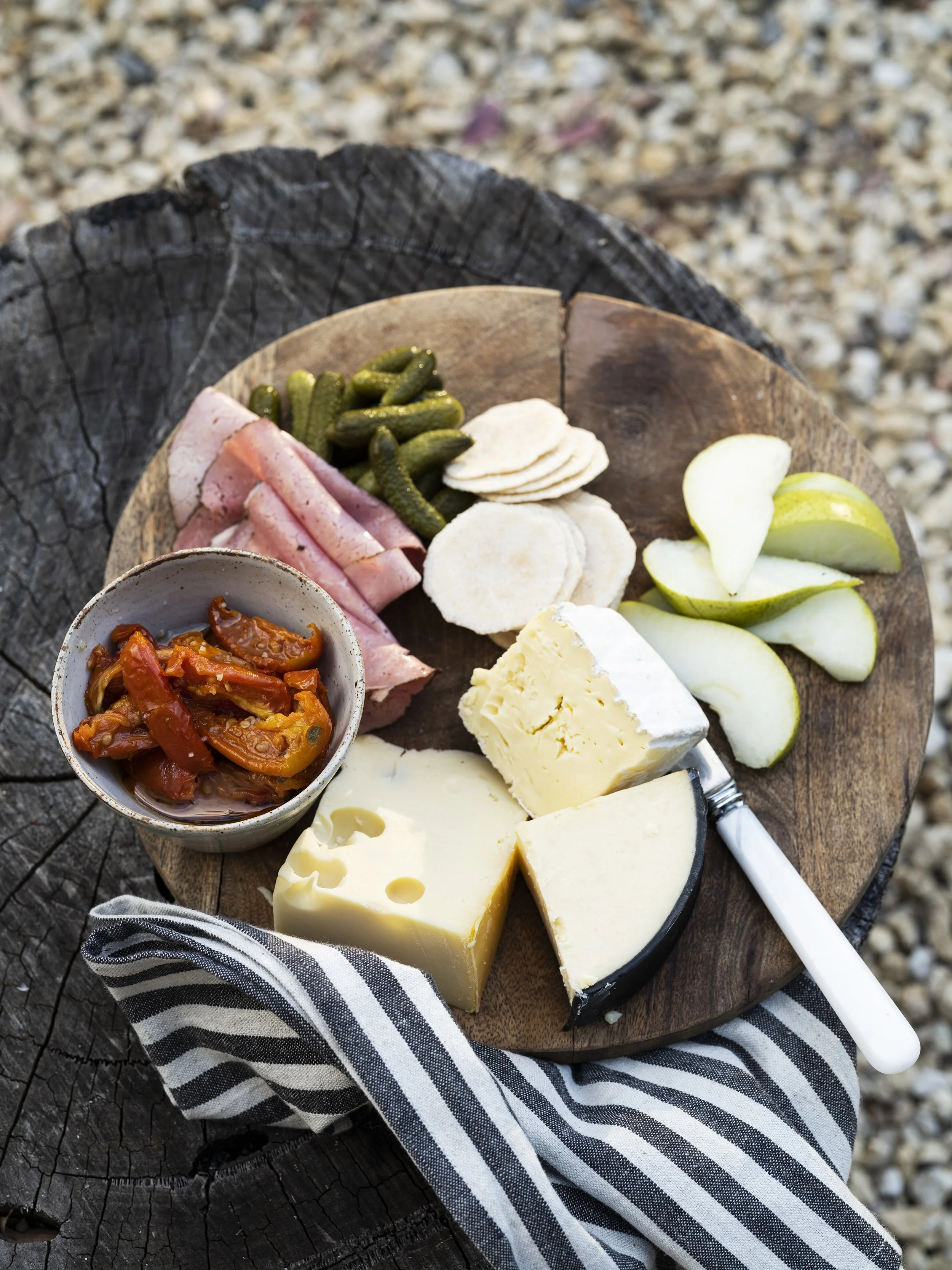 Local grazing platter at Seals Way for relaxed entertaining