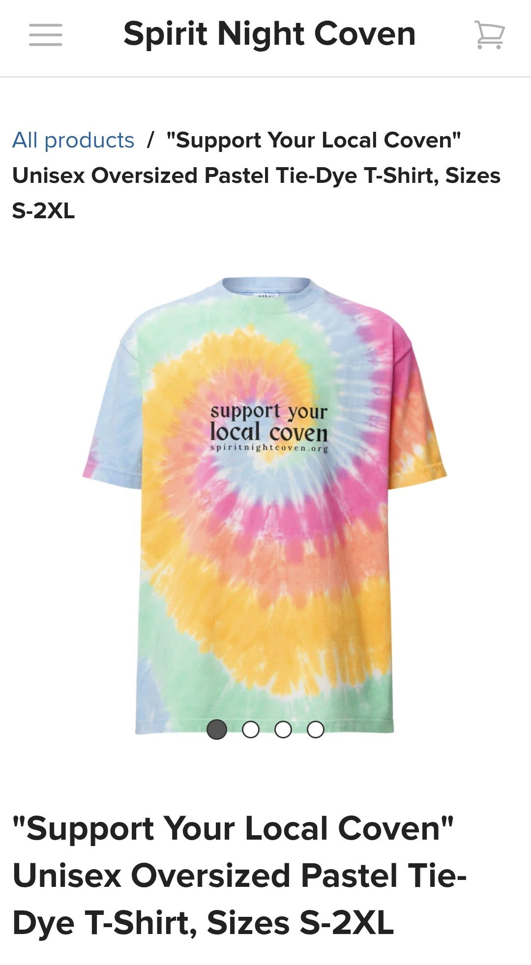 Official Spirit Night Coven Merch is LIVE!