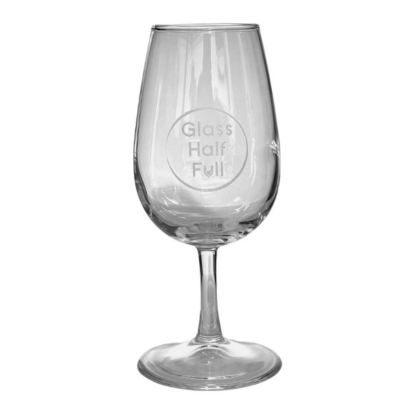 Glass Half Full Whisky Glass