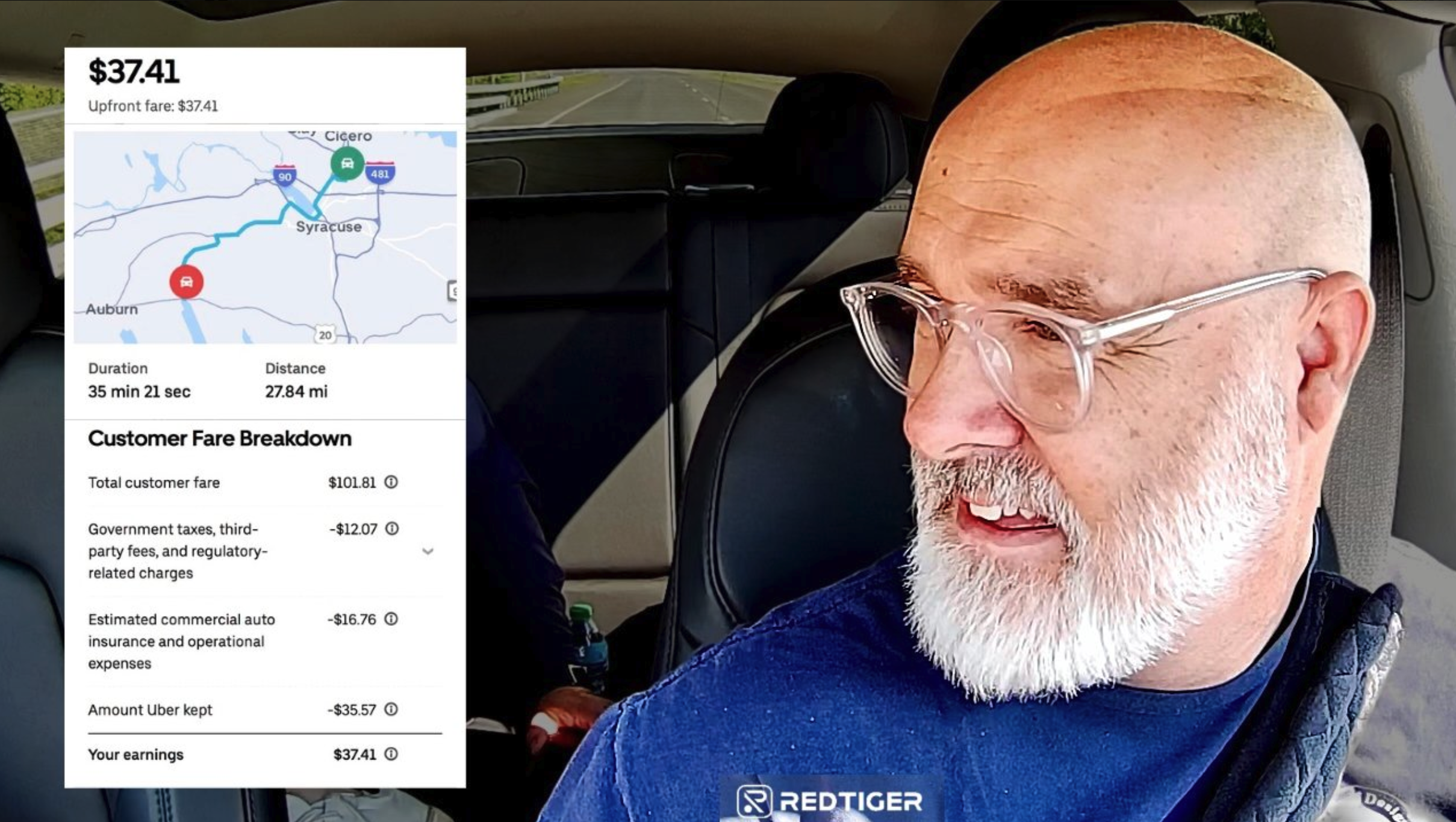 expensive uber ride