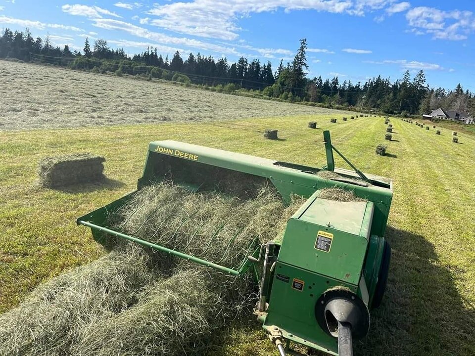 2nd cut hay is underway! 🚜🌾