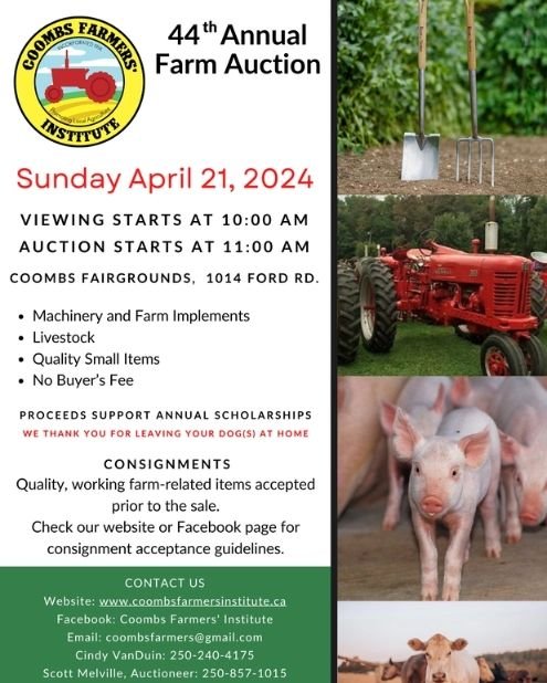 See you tomorrow at the CFI auction! 🚜🌾