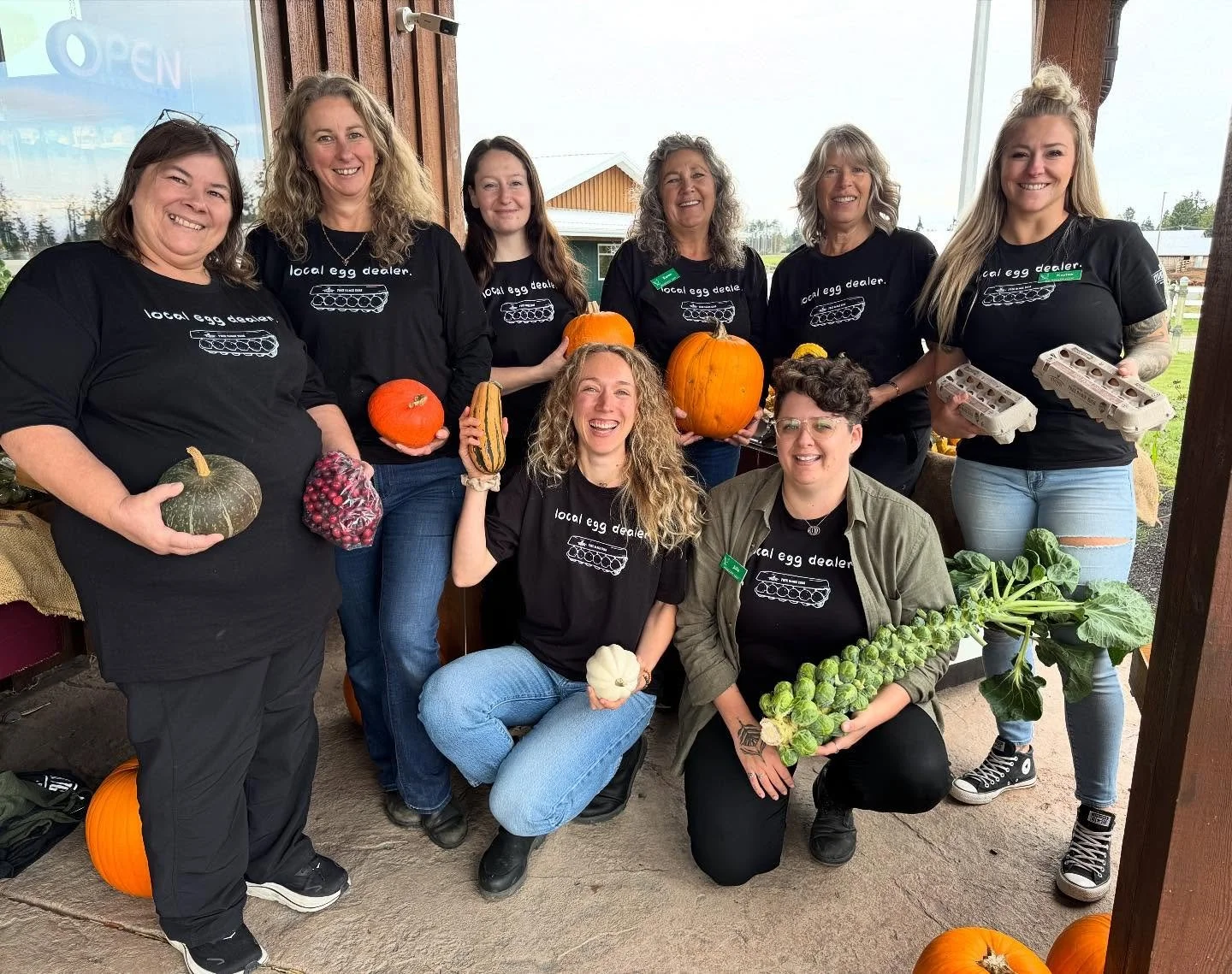 Happy Thursday from your Local Egg Dealers 😜
 
We're open Thursday to Sunday, 9:30-5 and bringing you the Island's best, freshest food for the long weekend ahead!🦃
 
Come by to shop local for your holiday feast!🧡