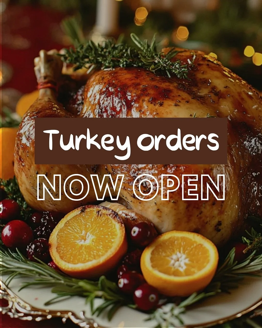 Turkey orders are now open! 🎄

👉🏻 Reserve your turkey on our website (link in our bio) and pick it up in store on December 21 or 22.

We are once again very proud to team up with Victorian Acres Farm in the Comox Valley to bring you farm fresh tur