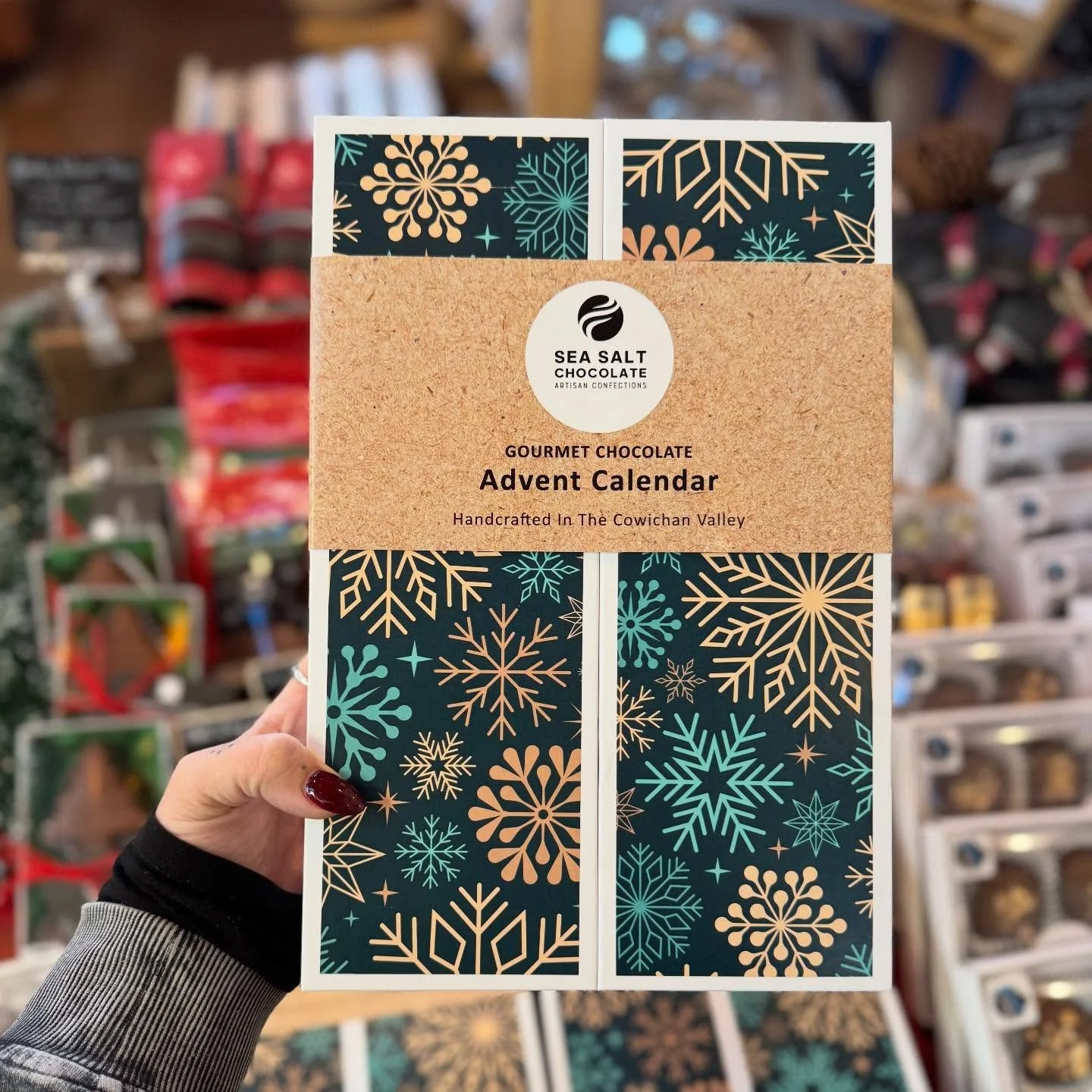 ✨ Gourmet Advent Calendars Are Here! ✨
 
We&rsquo;ve brought in something extra special this year &mdash; handmade advent calendars from Sea Salt Chocolate. Each day reveals a stunning artisanal bonbon, crafted in small batches with premium ingredien