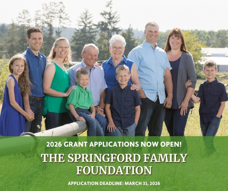 The Springford Family Foundation is pleased to announce that applications for our 2026 grant cycle are now open. 🌱
 
Inspired by Colin Springford, the foundation supports local organizations working to strengthen our Oceanside community, particularl