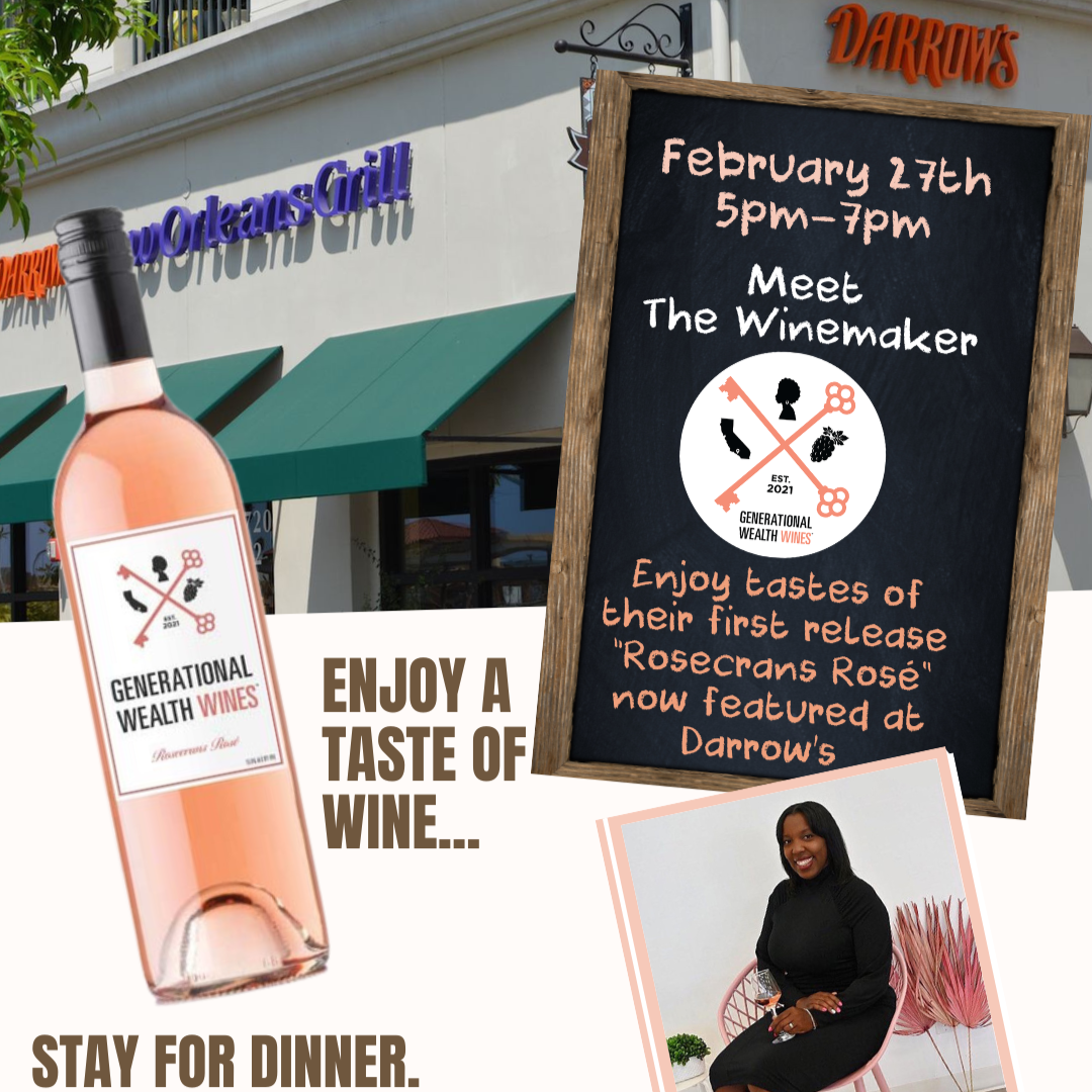 BLack history month Meet the Winemaker