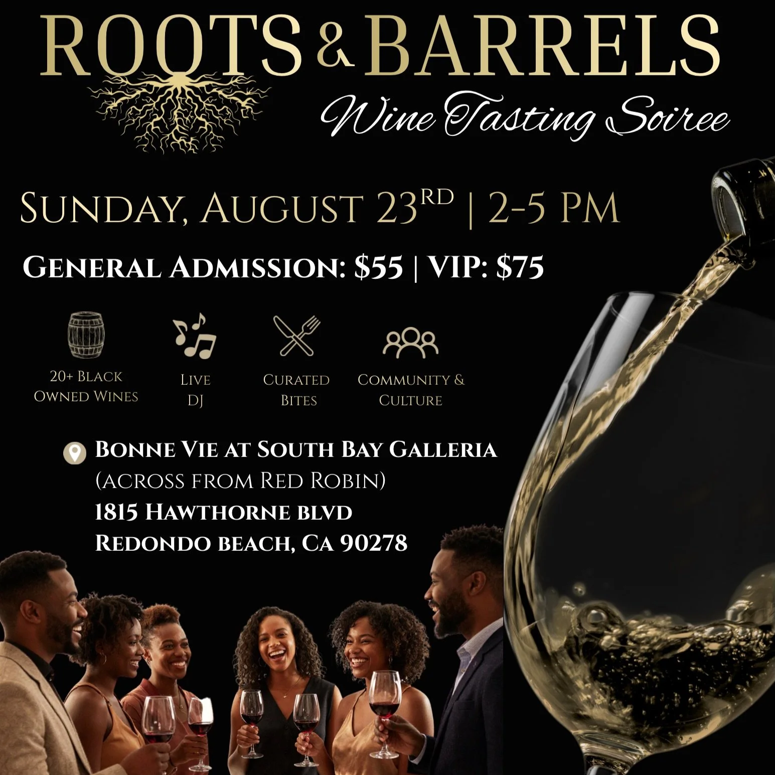 LA Black Wine Mixer 