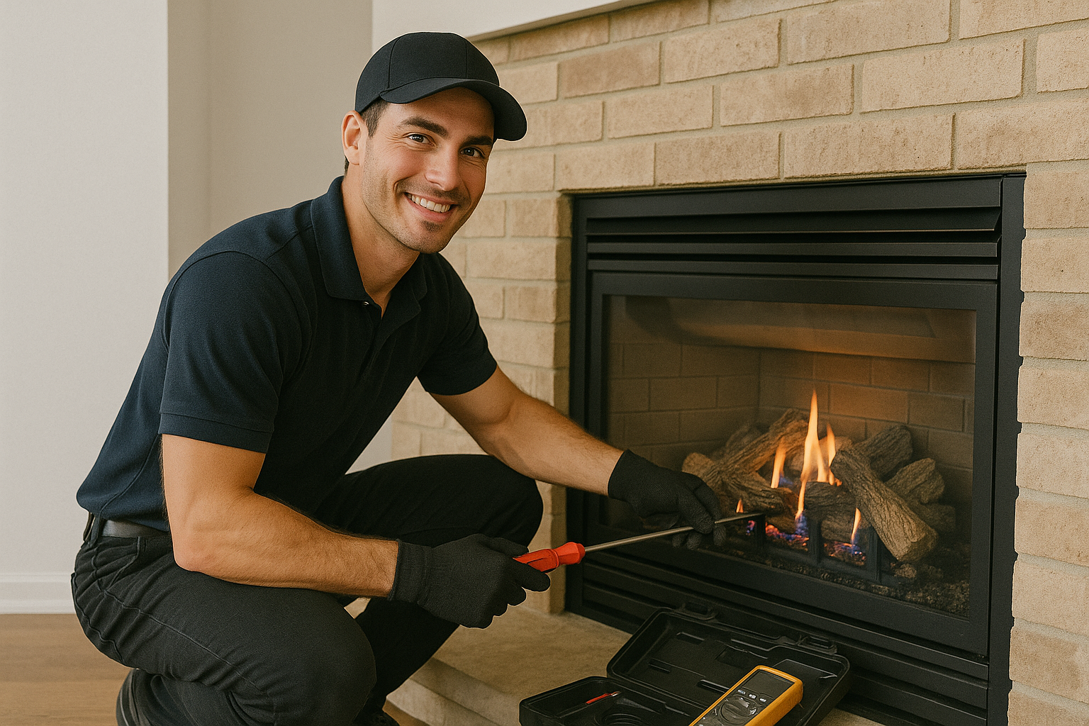 We specialize in gas fireplace repair and gas fireplace service.  We can get your appliance up to par and looking great.  Whether your gas fireplace isn’t lighting or you want to get better gas fireplace flame height, we can get you taken care of.