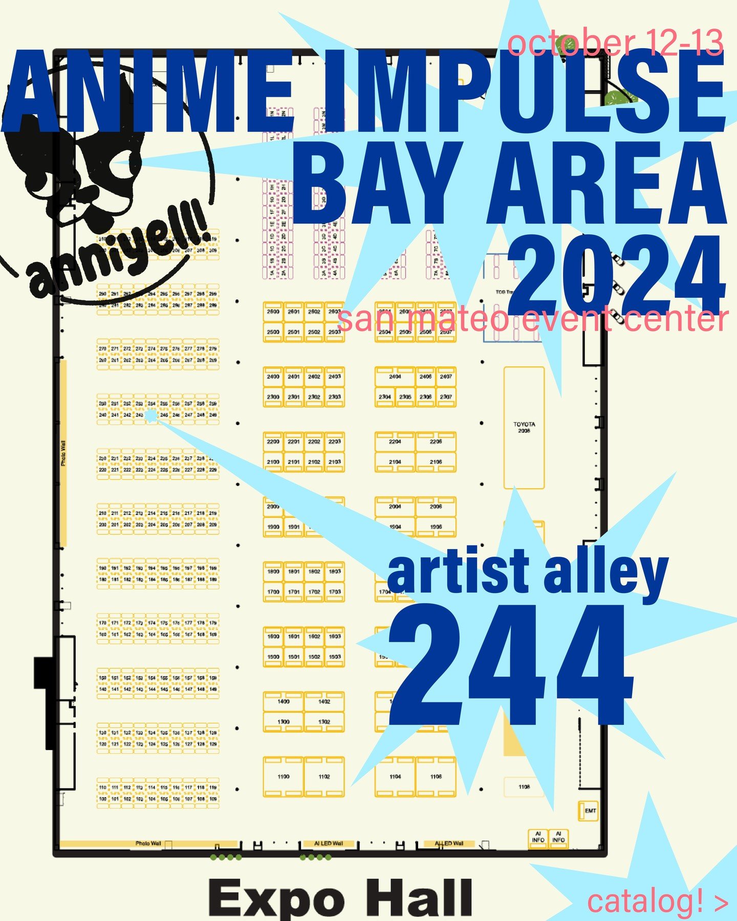 hi divas ill be at anime impulse bay area this weekend!!! come say hi pretty please

i will also be a part of a fire emblem 3 houses stamp rally!! make a minimum $5 purchase to get a stamp from every artist for a sick prize pack :D

-

#artistalley #