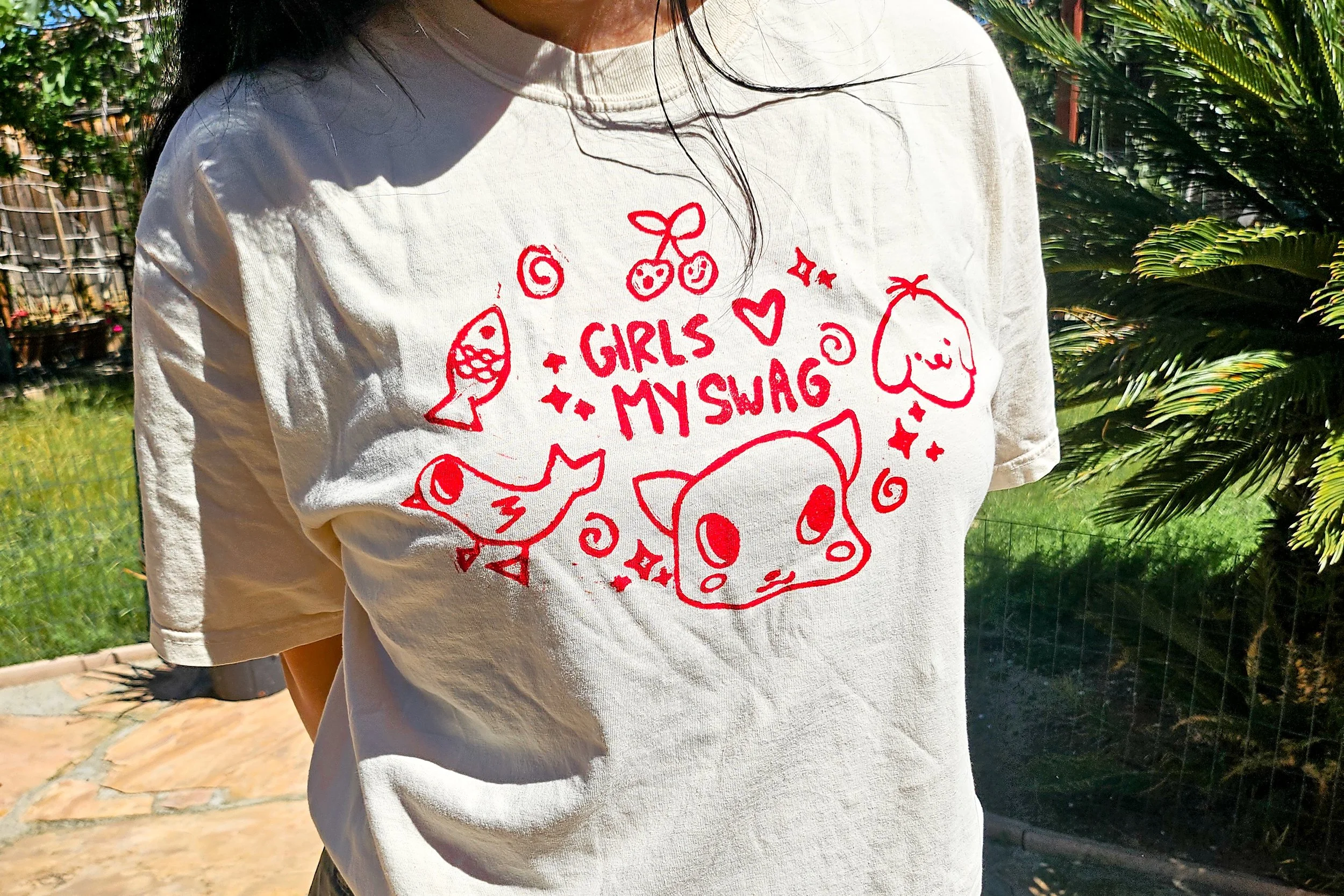 Hand-Printed T-Shirts