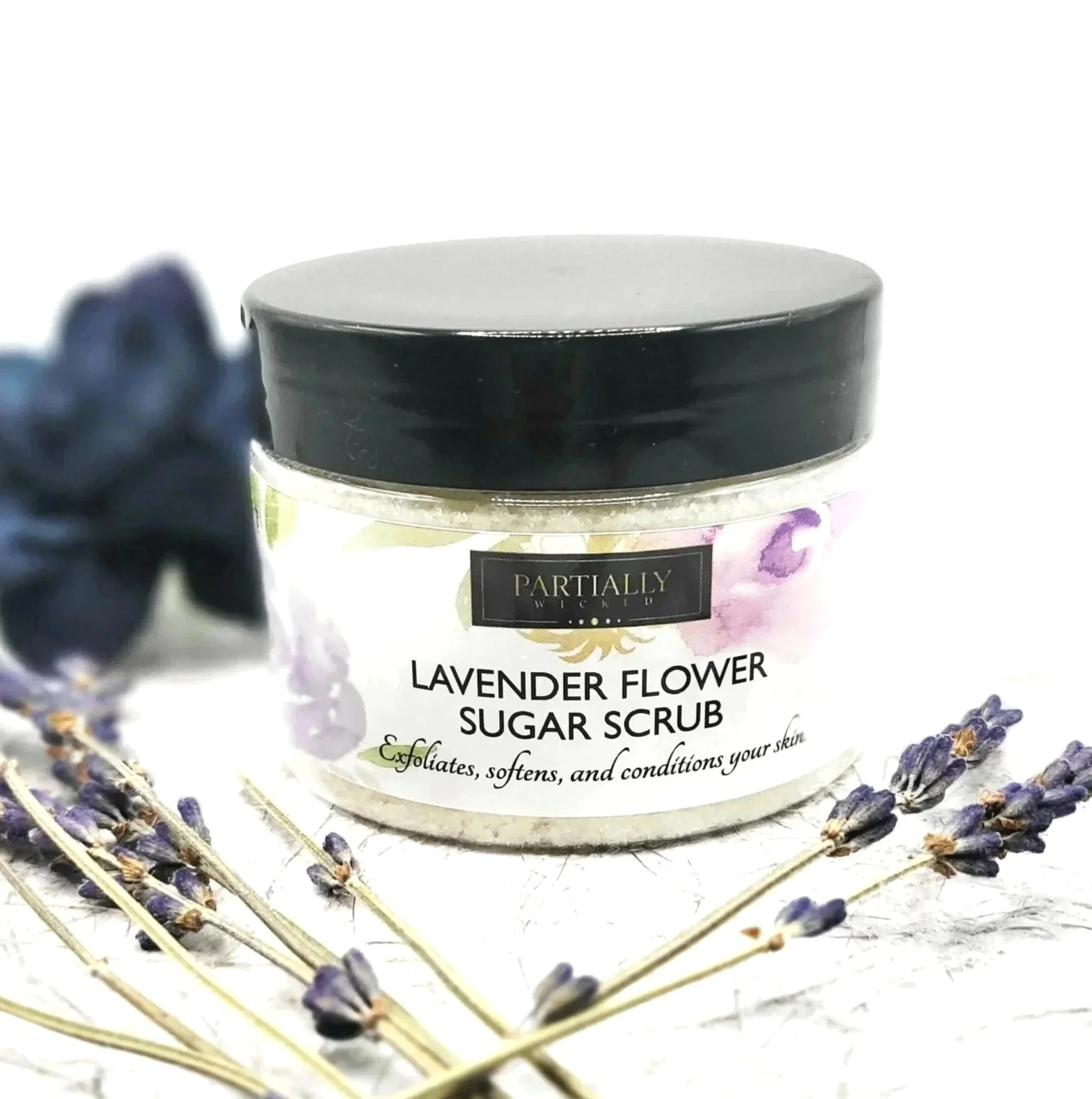 Lavender Flower Sugar Scrub