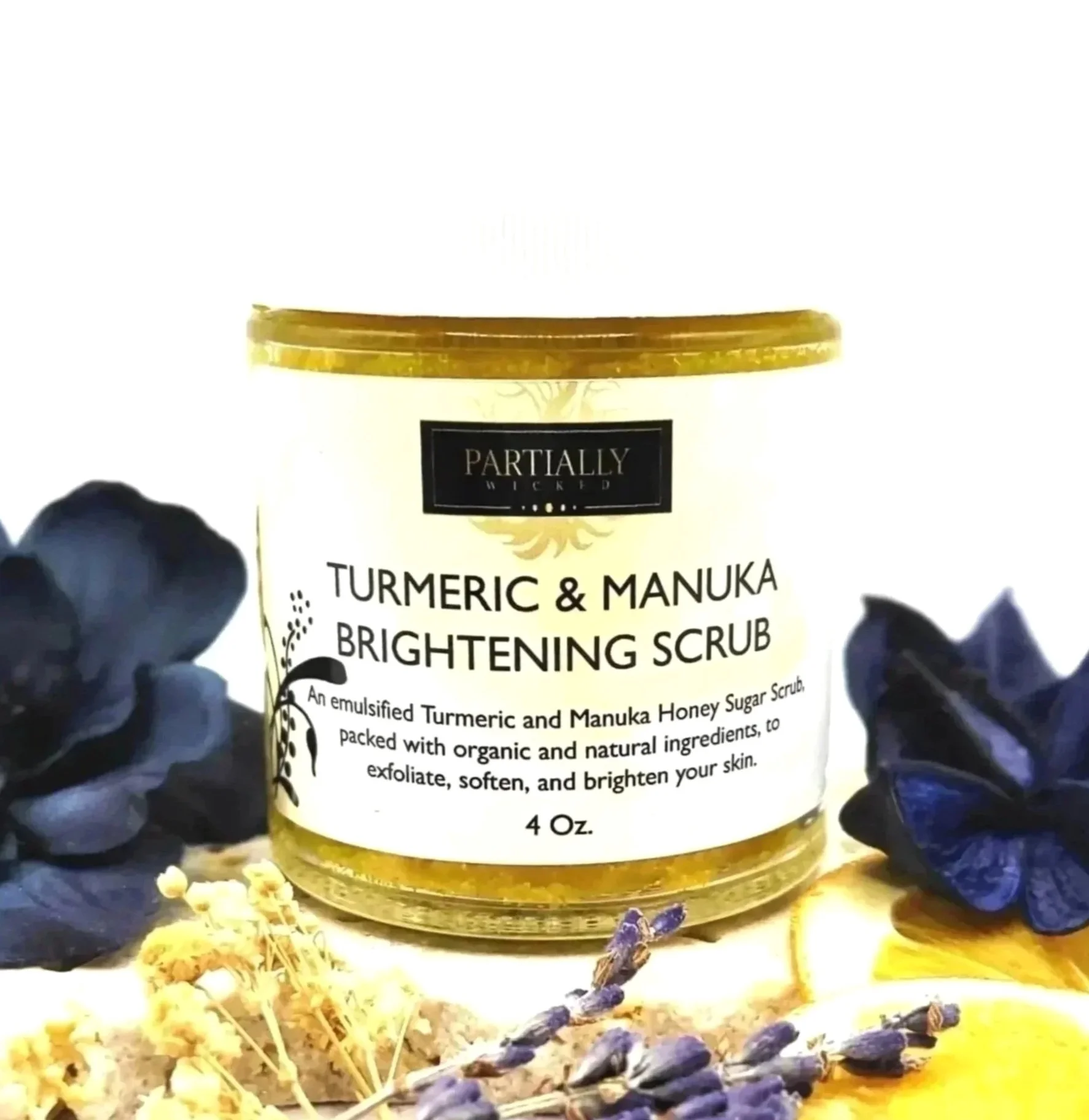 All Natural Turmeric & Manuka Brightening Body Scrub