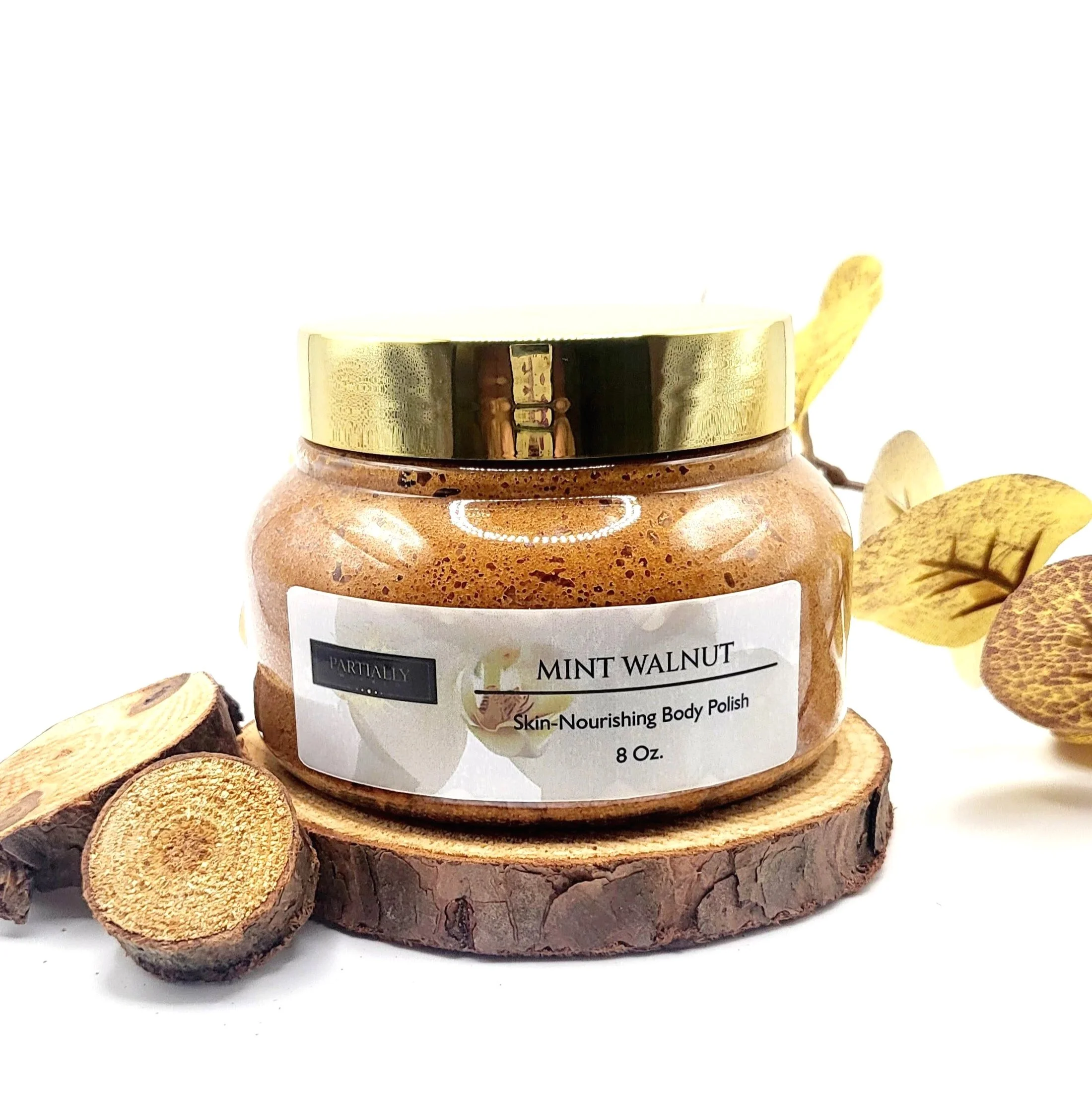 Mint Walnut Body Polish--See Body Scrubs.