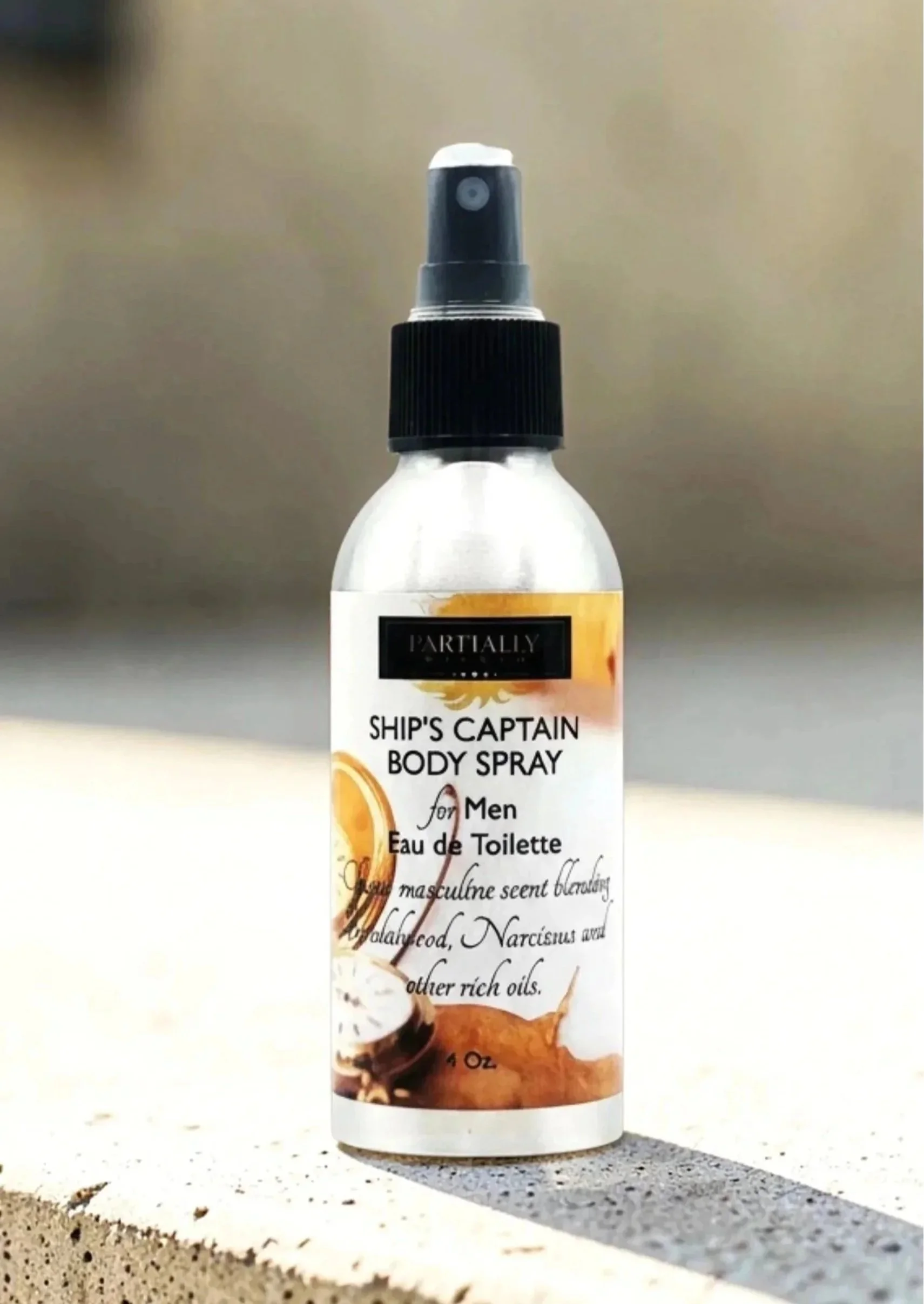 Ship's Captain Body Spray for Men - Eau de Toilette