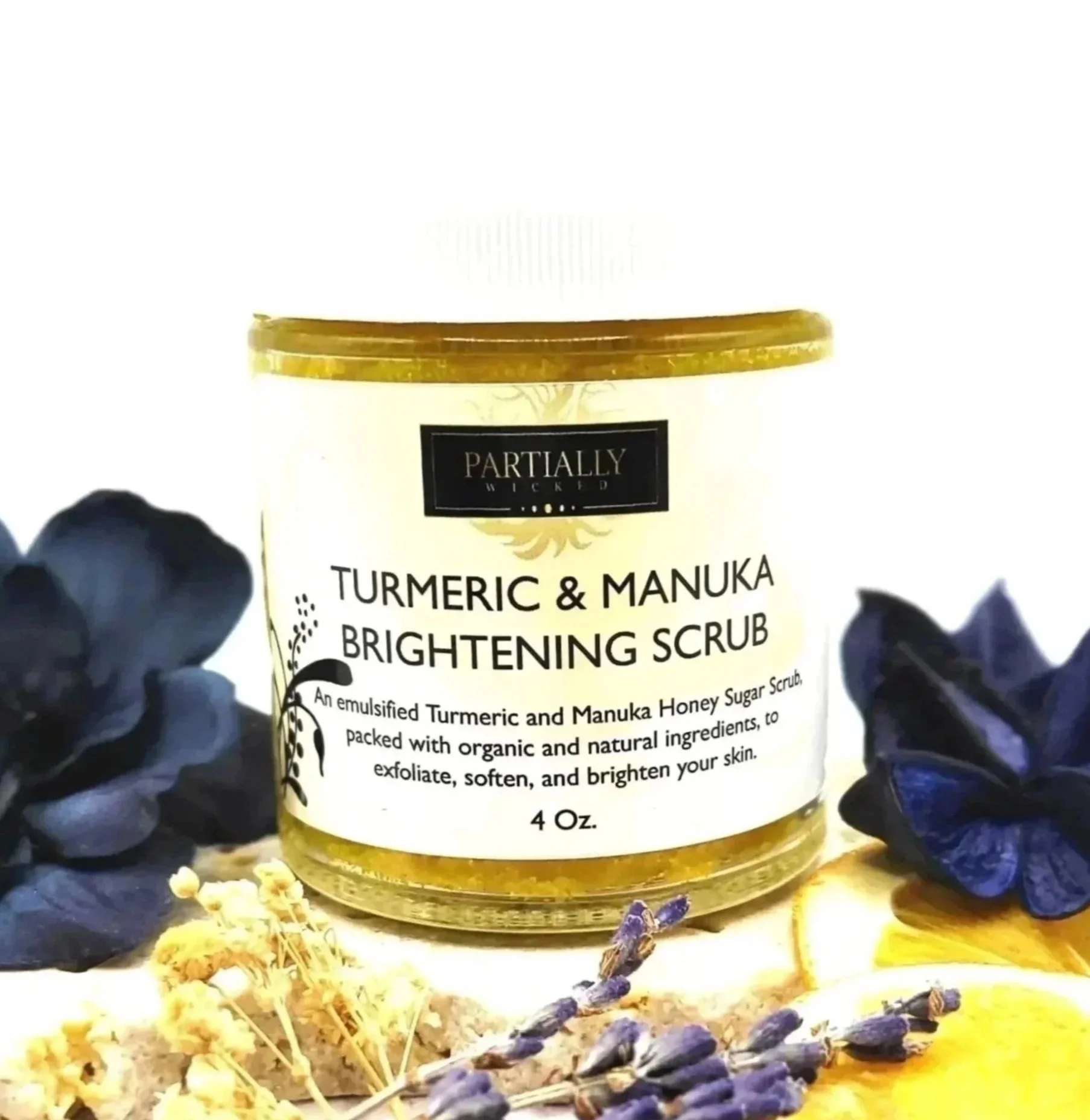 All Natural Turmeric & Manuka Brightening Body Scrub