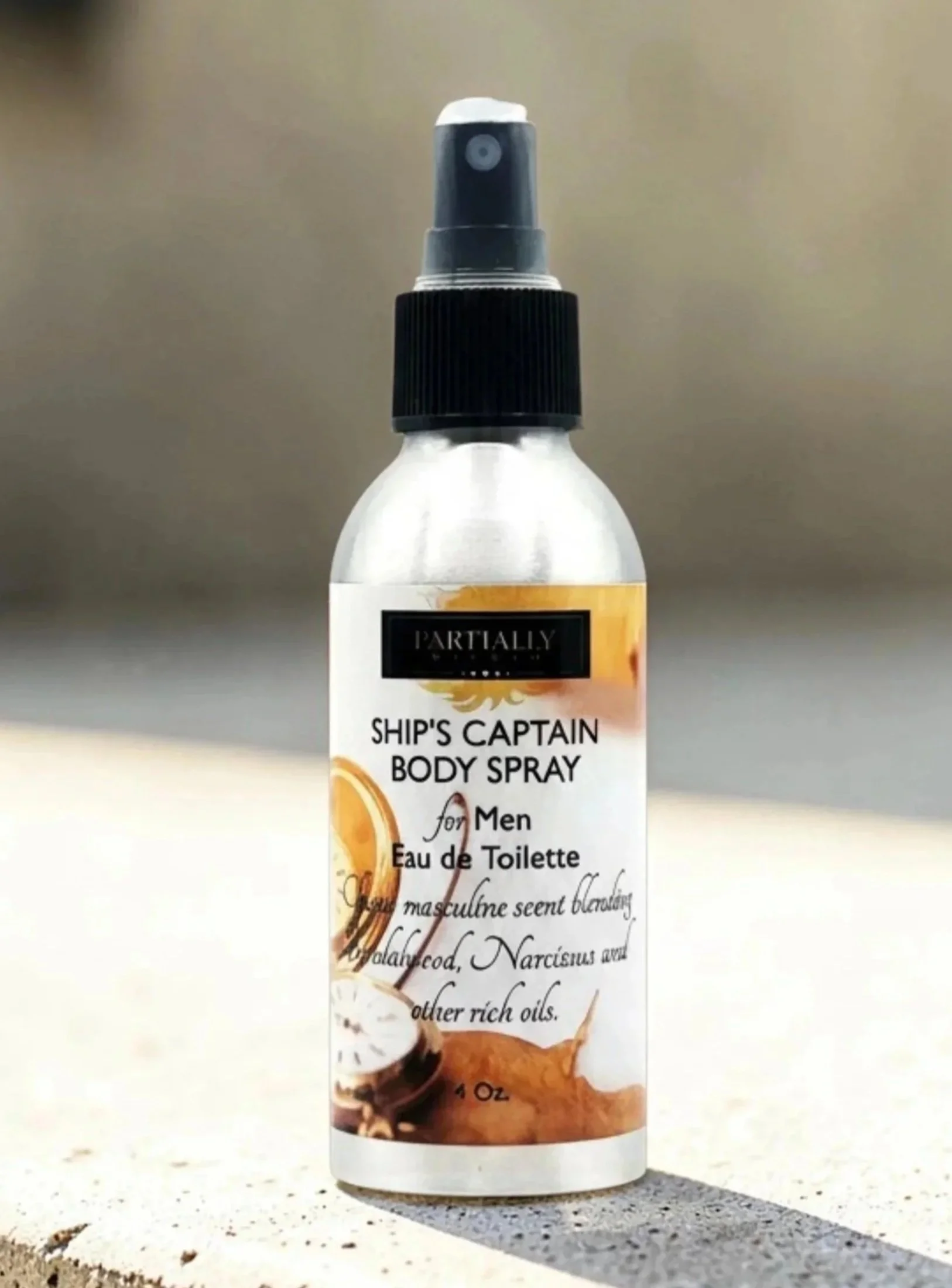 Ship's Captain Body Spray for Men - Eau de Toilette