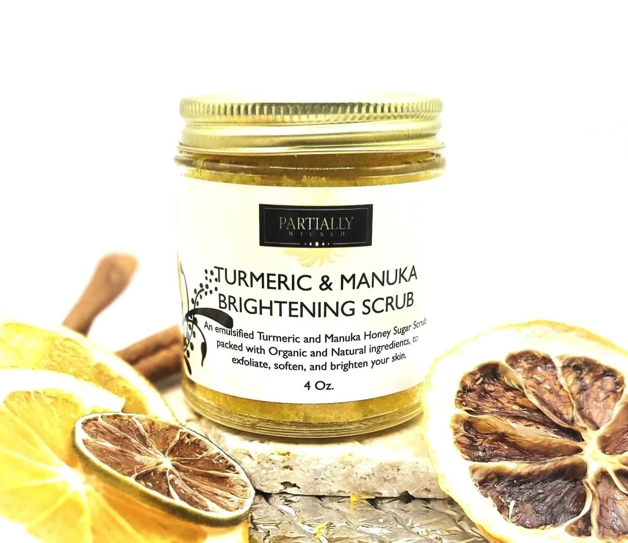 All Natural Turmeric & Manuka Brightening Body Scrub