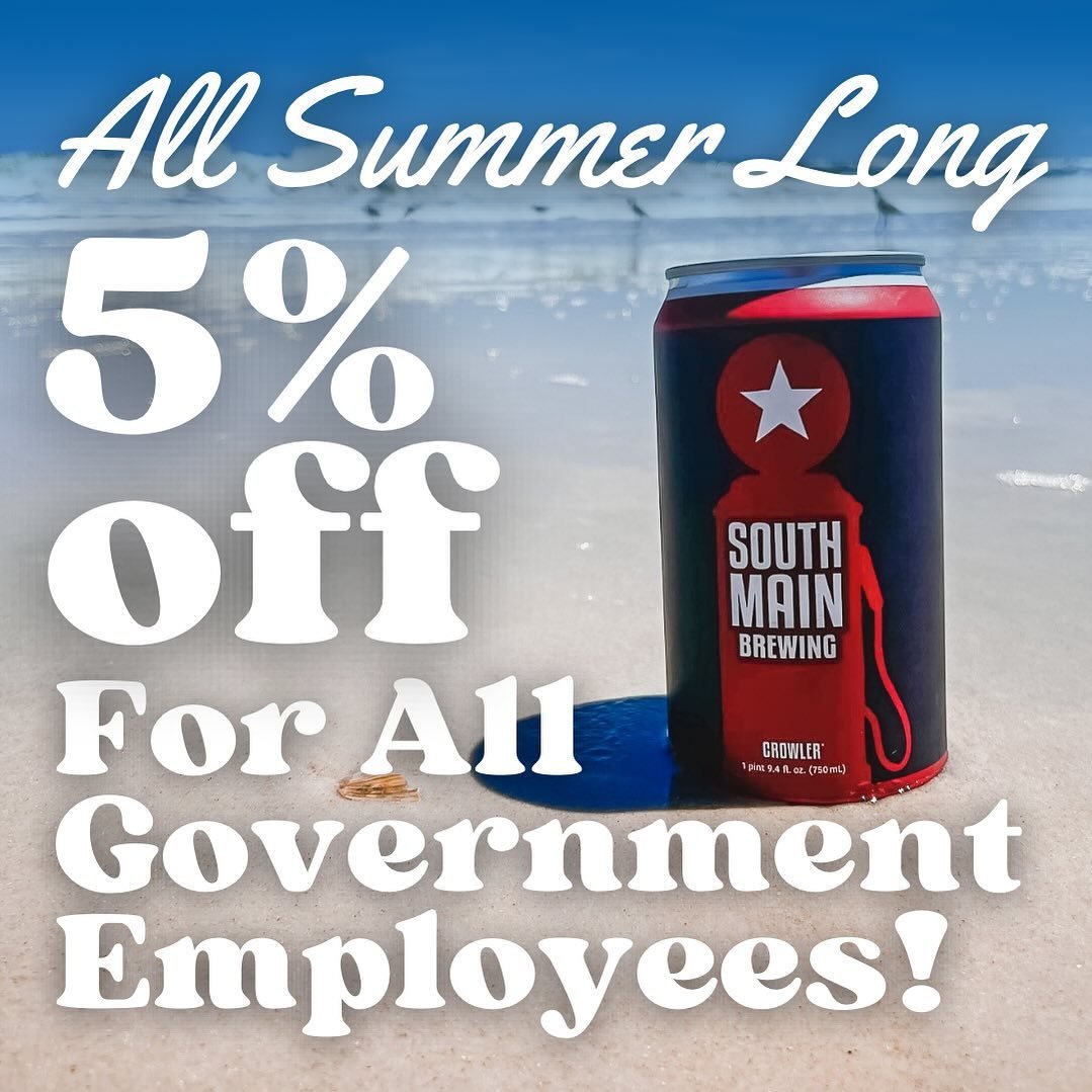 😎 Starting today, all government employees get 5% off in the taproom ☀️ all summer long! Thank you so much for everything that you do! Cheers to the summer! 🍻

#cityofwatkinsvillega #drinklocalga #oconeecountyga #greenecountyga #oglethorpecountyga 