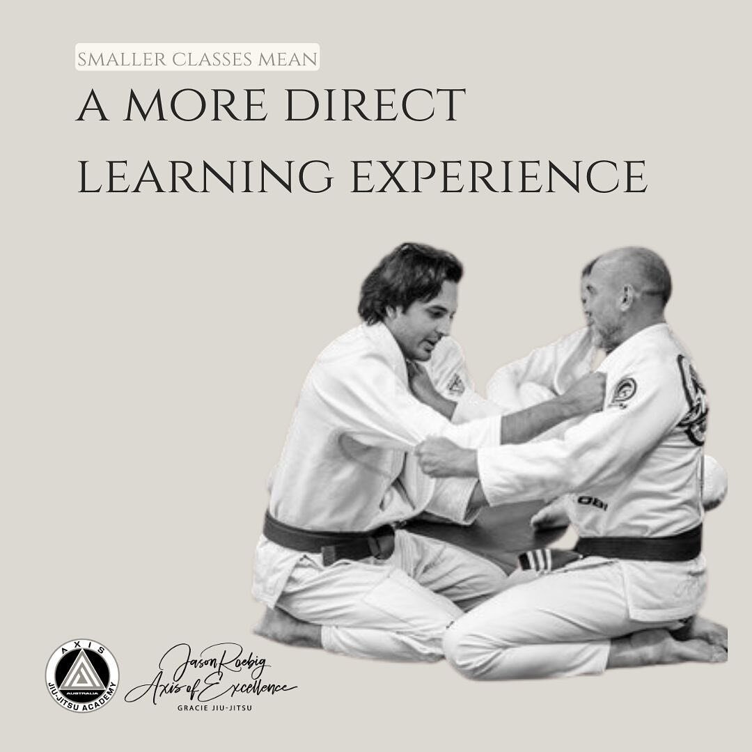 Our Jiu-Jitsu classes are designed to be smaller in size, so you don&rsquo;t miss out on the key learnings from each session. 

A more direct learning environment ensures your Jiu-Jitsu ability will grow in confidence.

Check us out 👉🏻 via our link