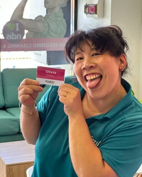 Forgot the name of your cleaner? No worries! 
We've introduced name tags, so you can cover up your momentary memory lapse instantly. Olivia is a fan already! 🤩