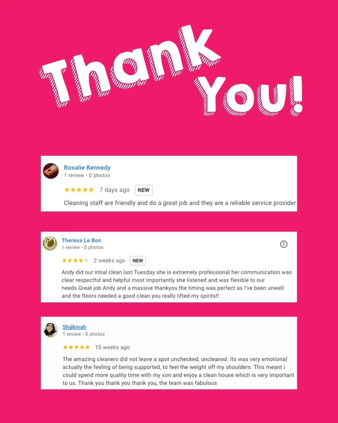 We LOVE getting reviews because they remind us why we do this: dignity at home. 🏡

Our domestic care specialists are often the eyes and ears on the ground&mdash;helping older Australians and people with disability feel safe, seen and supported. AND 