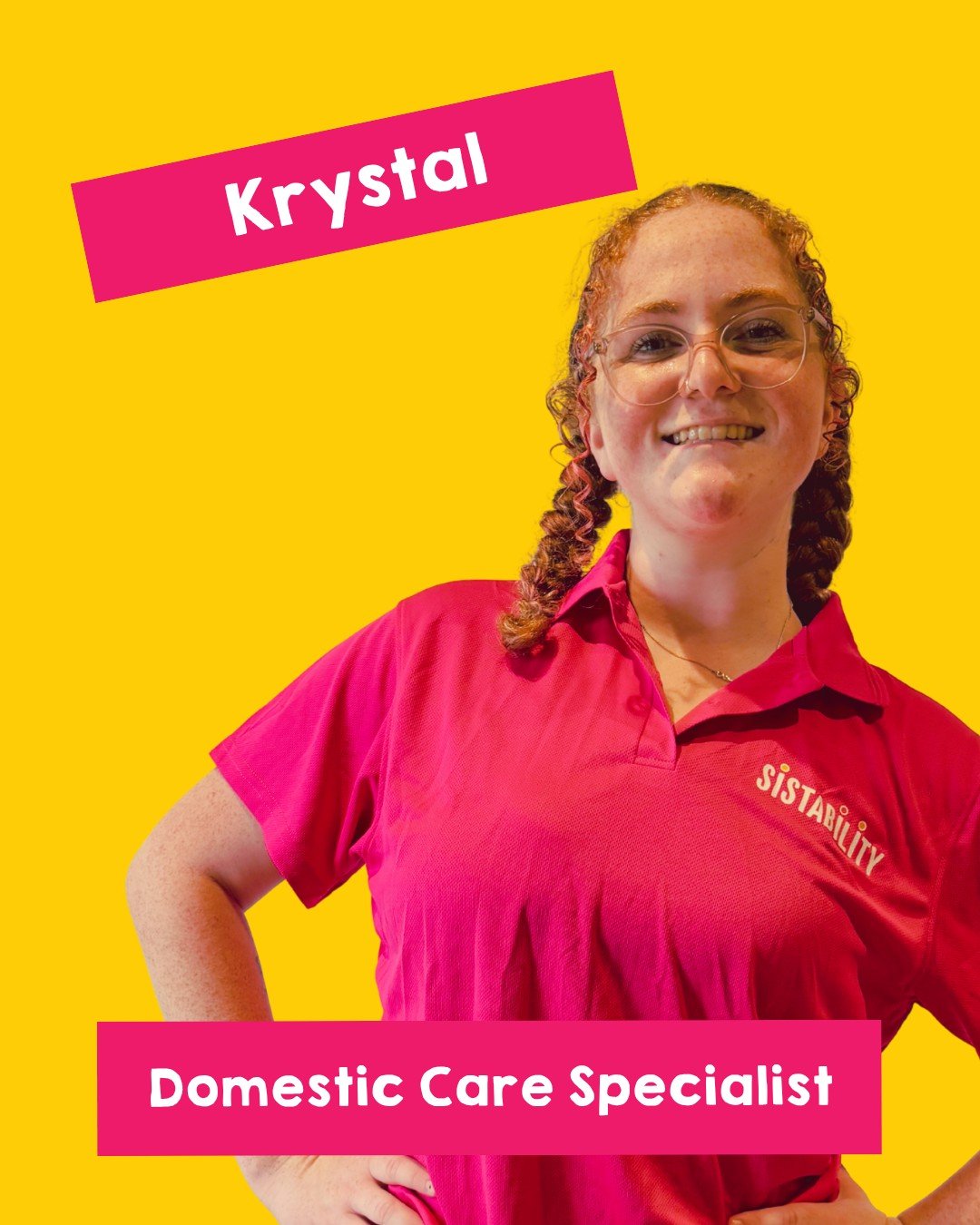 Meet Krystal &ndash; Our Lismore Legend ✨

Krystal has been part of the Sistability team for the past year, and in that time, she&rsquo;s become a true standout across our Lismore community.

Known for her bubbly personality and positive energy, Krys
