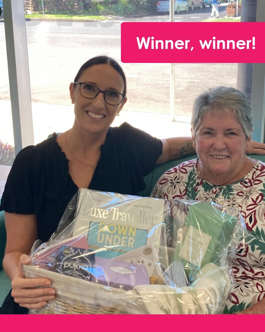 🍂 Autumn Giveaway Winner Announcement 🍂
A big congratulations to Kathy Elm, the lucky winner of our Autumn Hamper Giveaway from the Palm Lakes Aged Care Expo on March 27th! 🎉

With a prize valued at over $250, Kathy has had an incredibly lucky wee