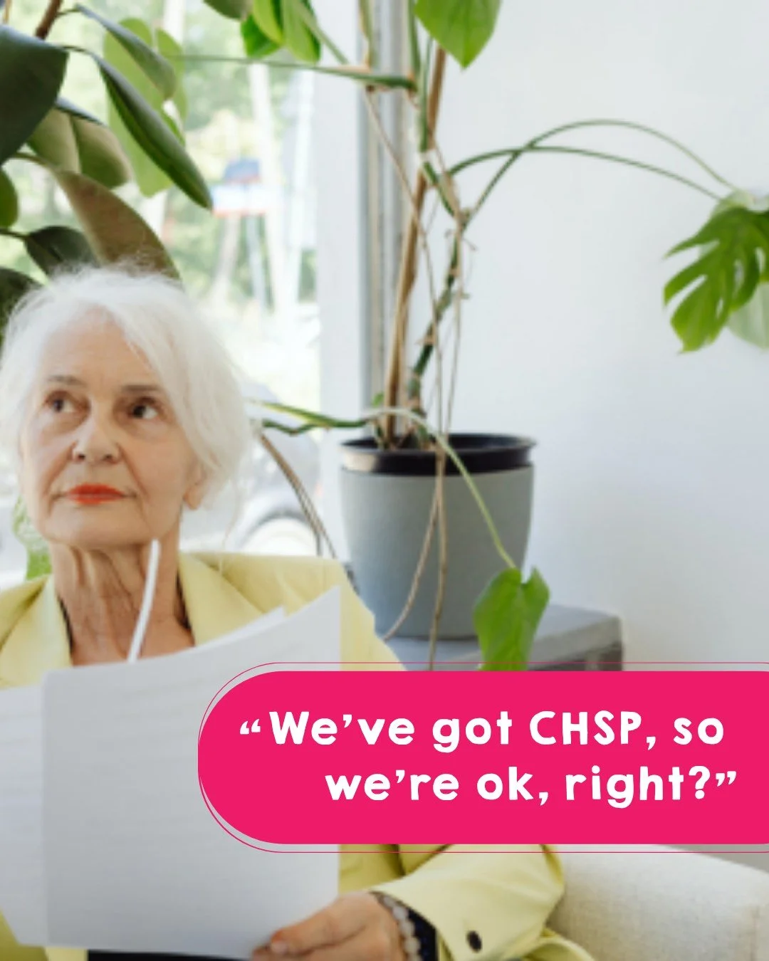 &ldquo;We've got CHSP&hellip; so we&rsquo;re okay, right?&rdquo; 🤔

At first, it feels like enough. A clean here 🧽, a bit of help there 🧺.
But over time, things change. The house gets harder to manage, health needs increase, and support isn&rsquo;