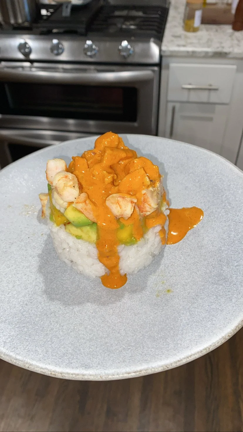 Spicy Shrimp Stack