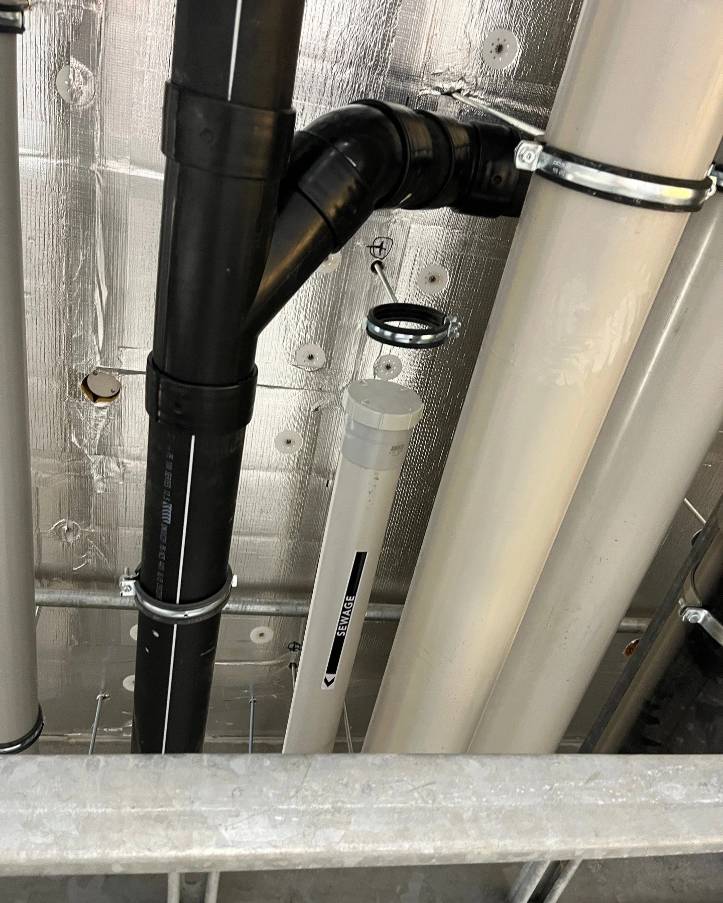 Another commercial kitchen drain ready to go &ndash; HDPE greasy waste system installed and compliant.

#progressiveplumbinggroup #commercialplumbing #commercialkitchenplumbing